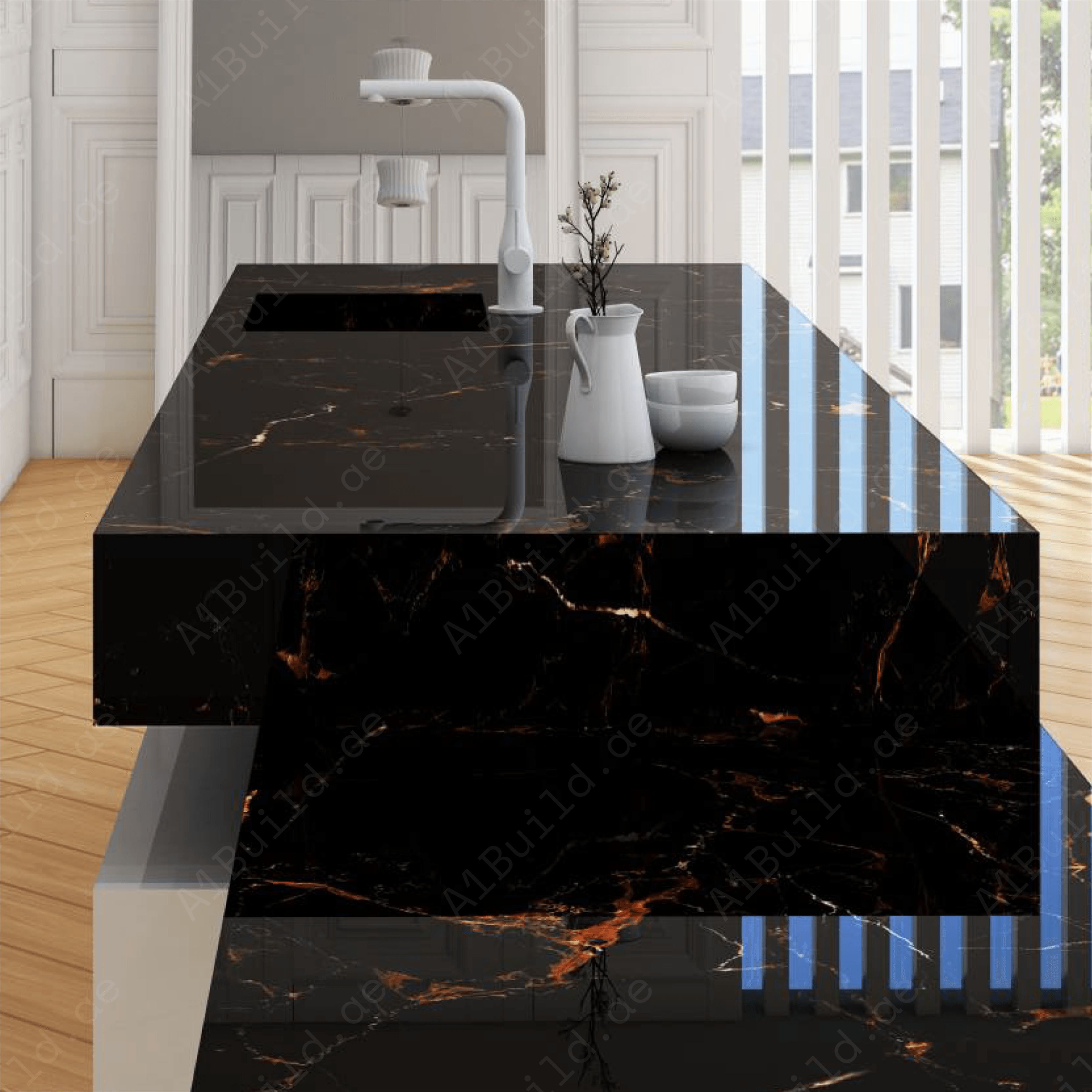 Emperador Gold (80x240cm 15mm Random High Polished Finished Indoor Floor, Wall & Counter Slabs)