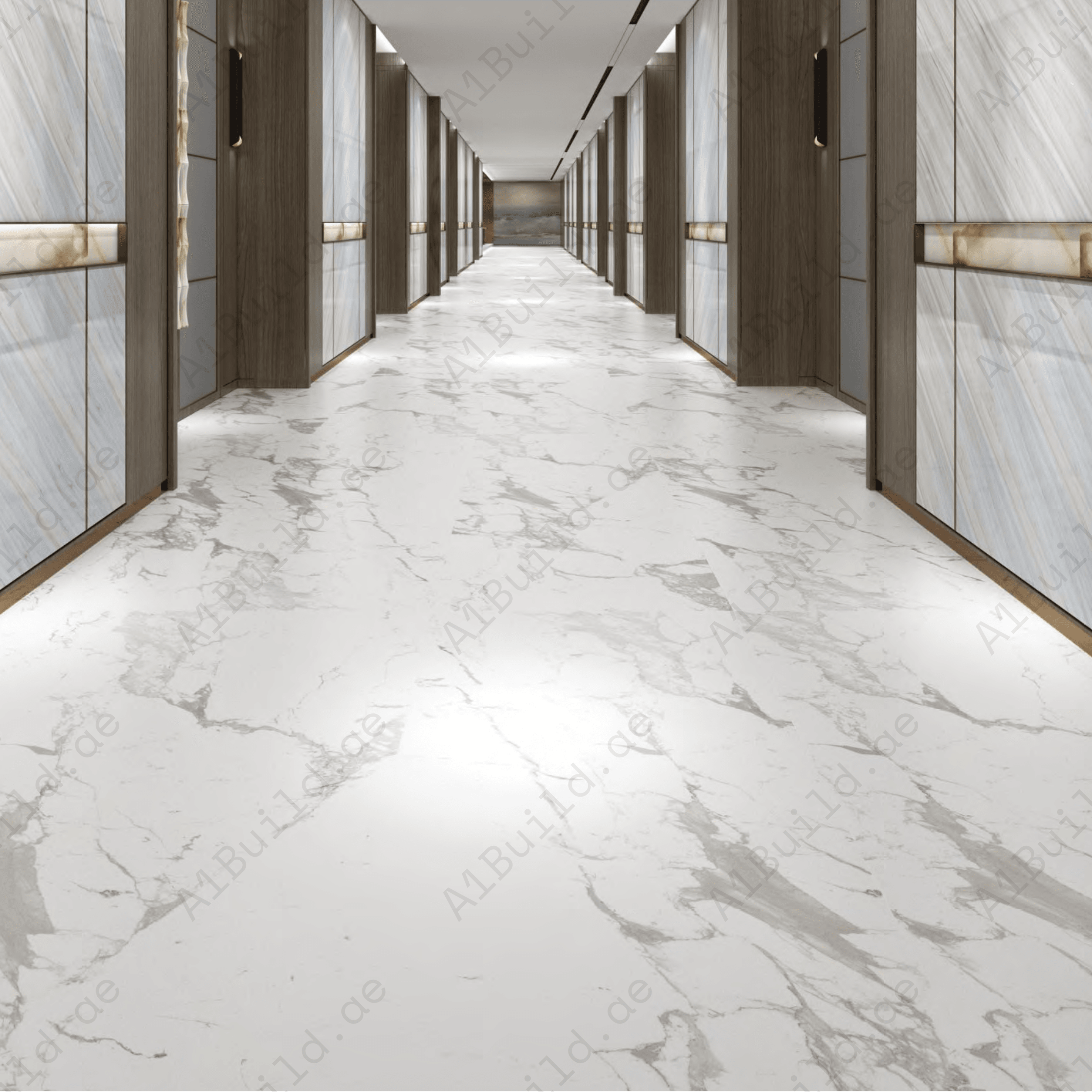 Lasa Grey (80x240cm 15mm Random Faux Finish Indoor Floor, Wall & Counter Slabs)