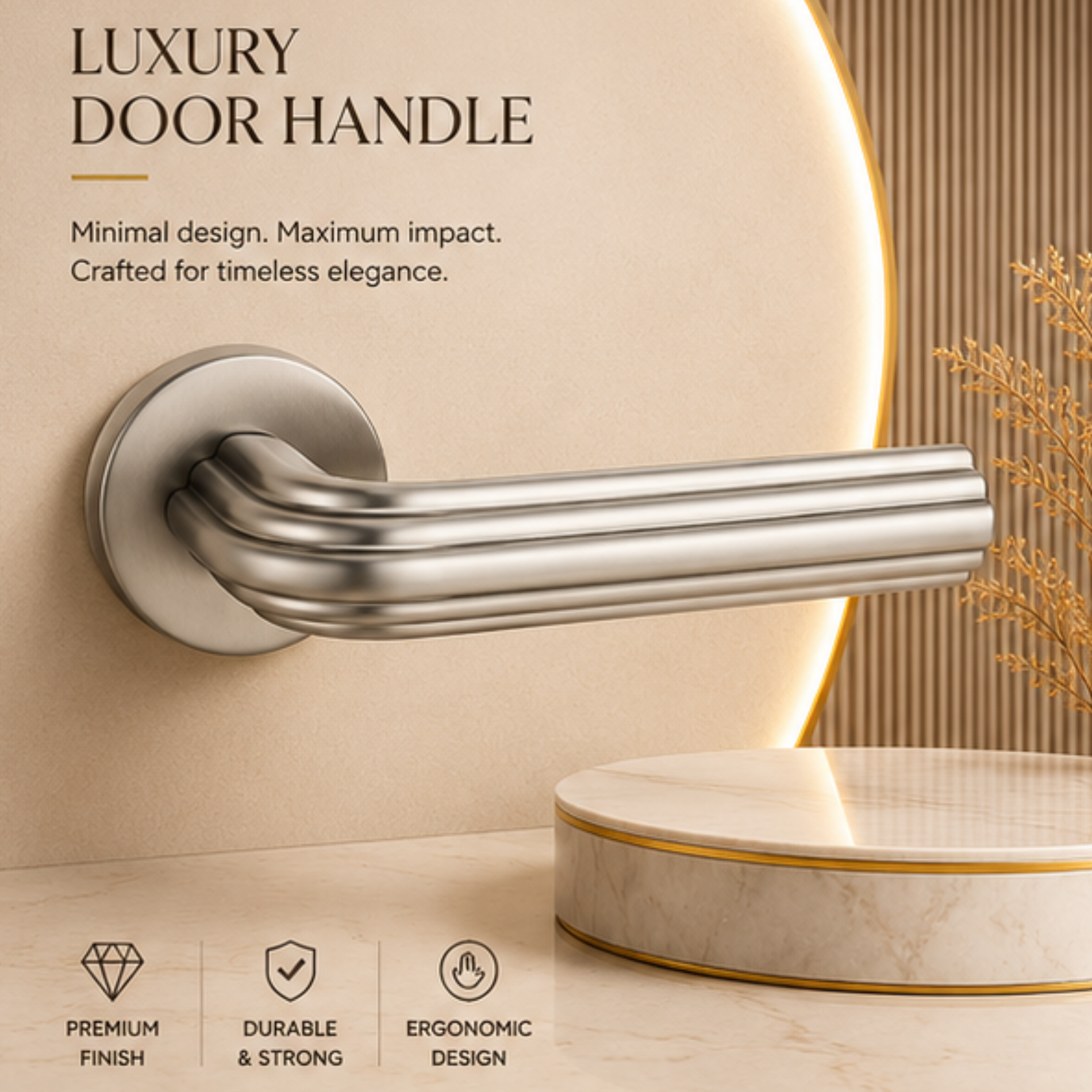 ZR230400 -Architectural Zinc Alloy Door Handle