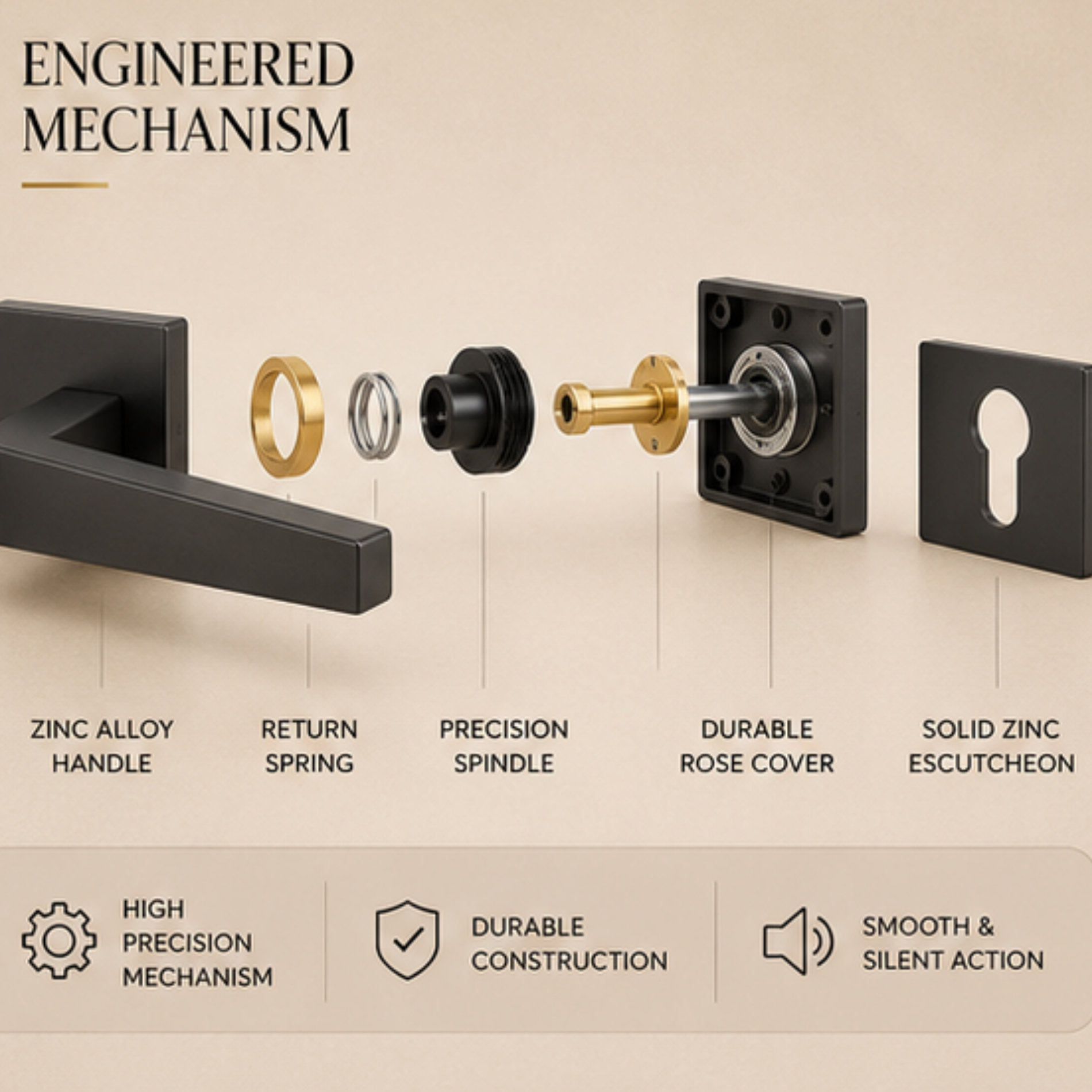 RH.9401 – Luxe Zinc Alloy Door Handle
