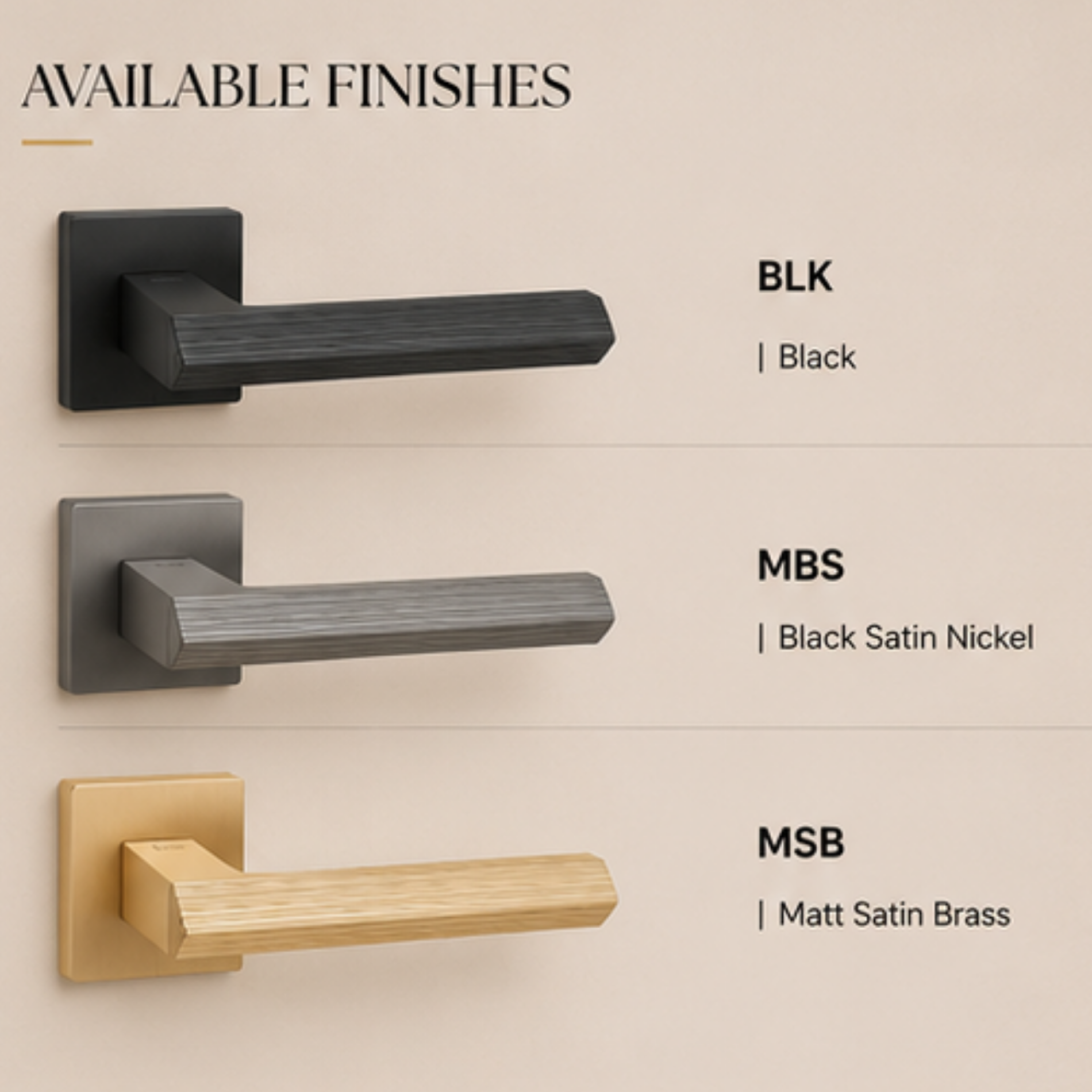 RH.9679 – Prestige Arc Zinc Alloy Door Handle