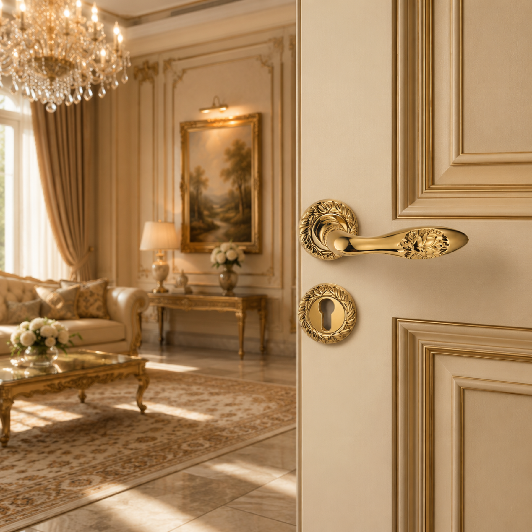 ZR-416 CyLenk Flerk Zinc Alloy Door Handle – Enhance PVD coating technology
