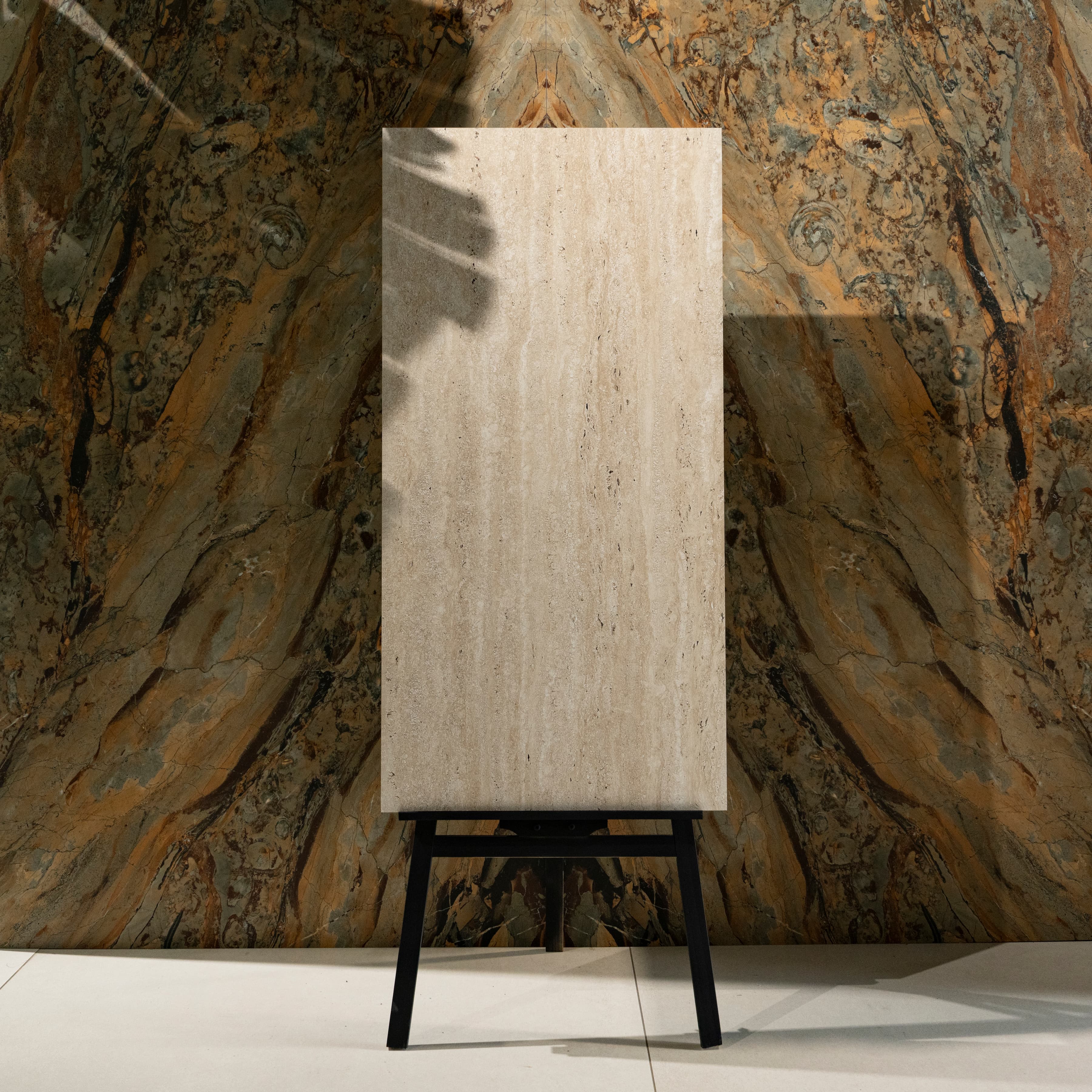 Classic Roma Travertino Beige 60x120cm x20mm Matt Porcelain Tile