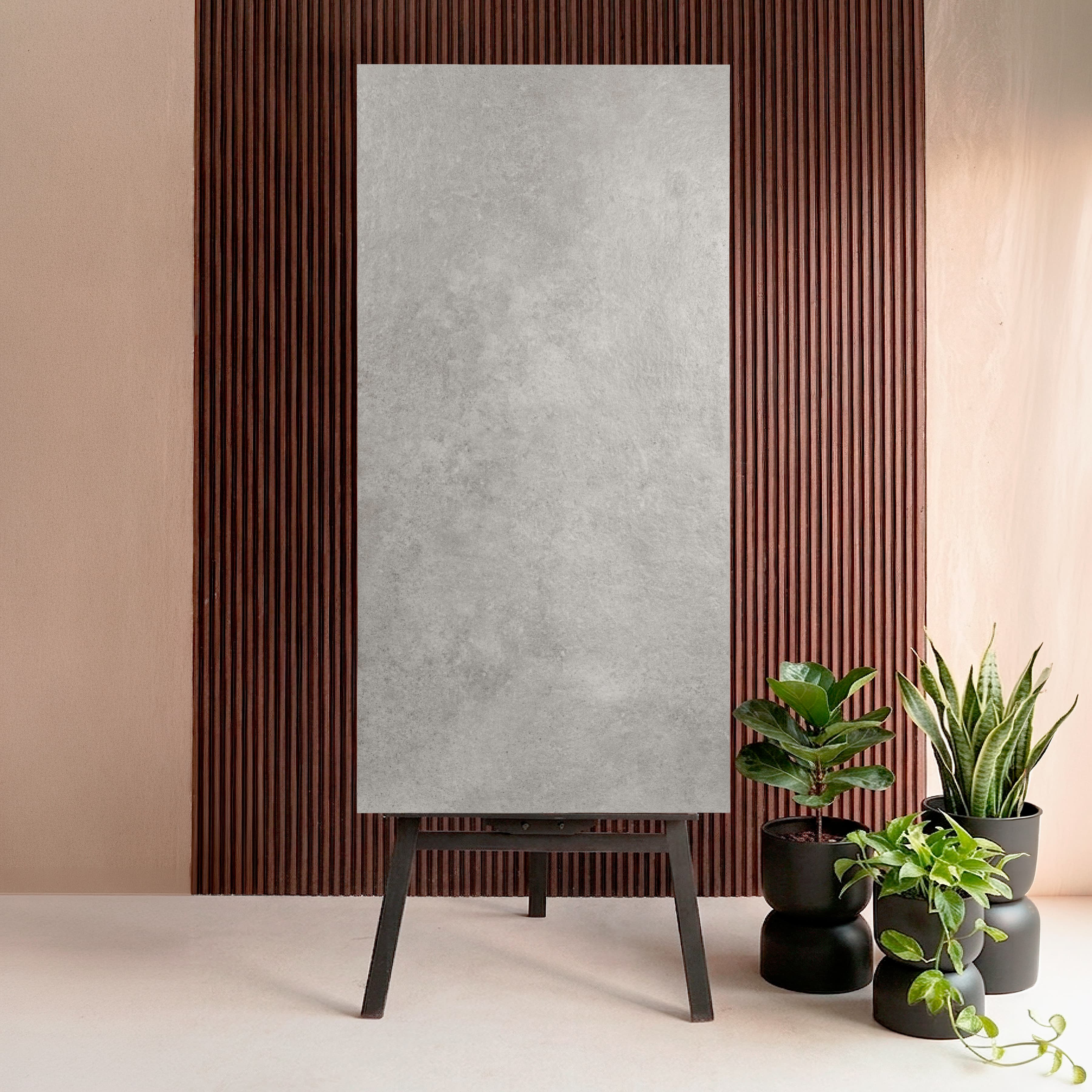 Surface Cool Grey Stone Look Porcelain Tile 60x120cm – 9mm Thickness