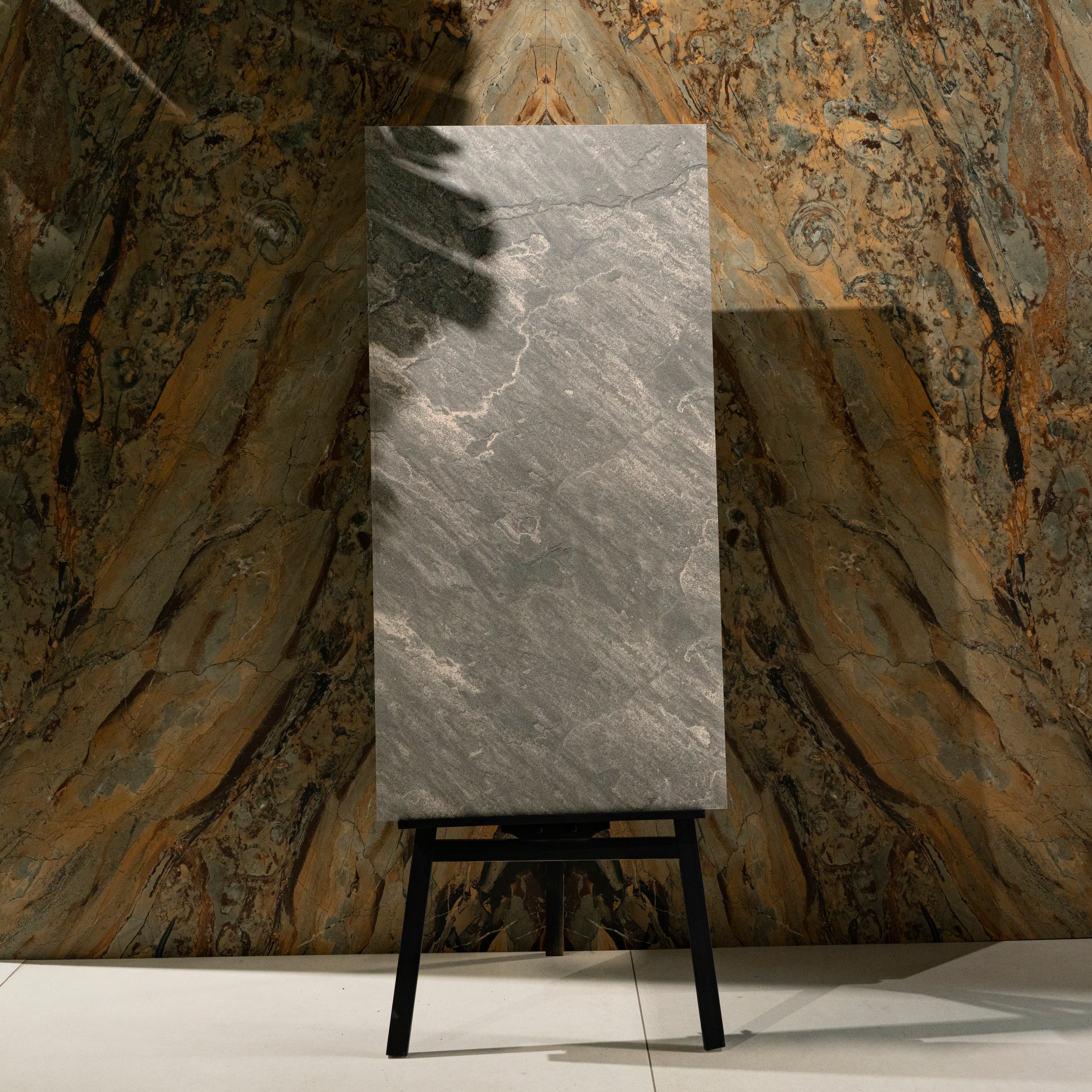 Sagar Black 60x120cm x 20mm Matt Porcelain Floor Tile