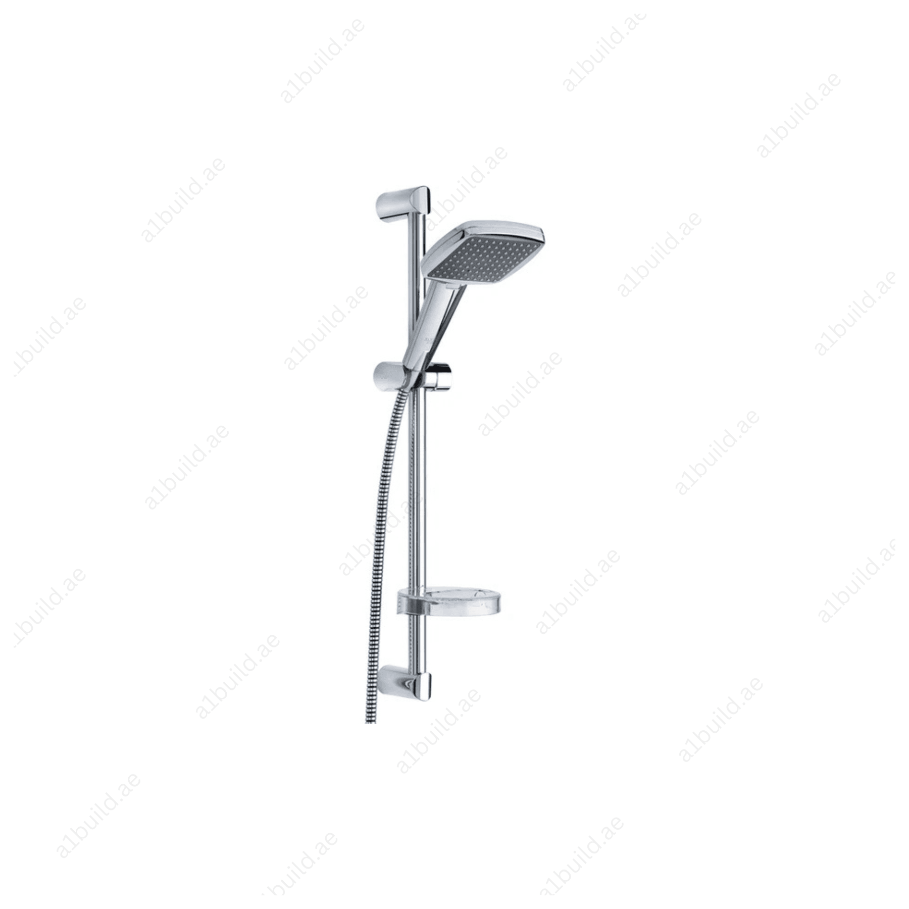 1S PROFILE PLUS Shower Set with Adjustable Rail & Soap Dish