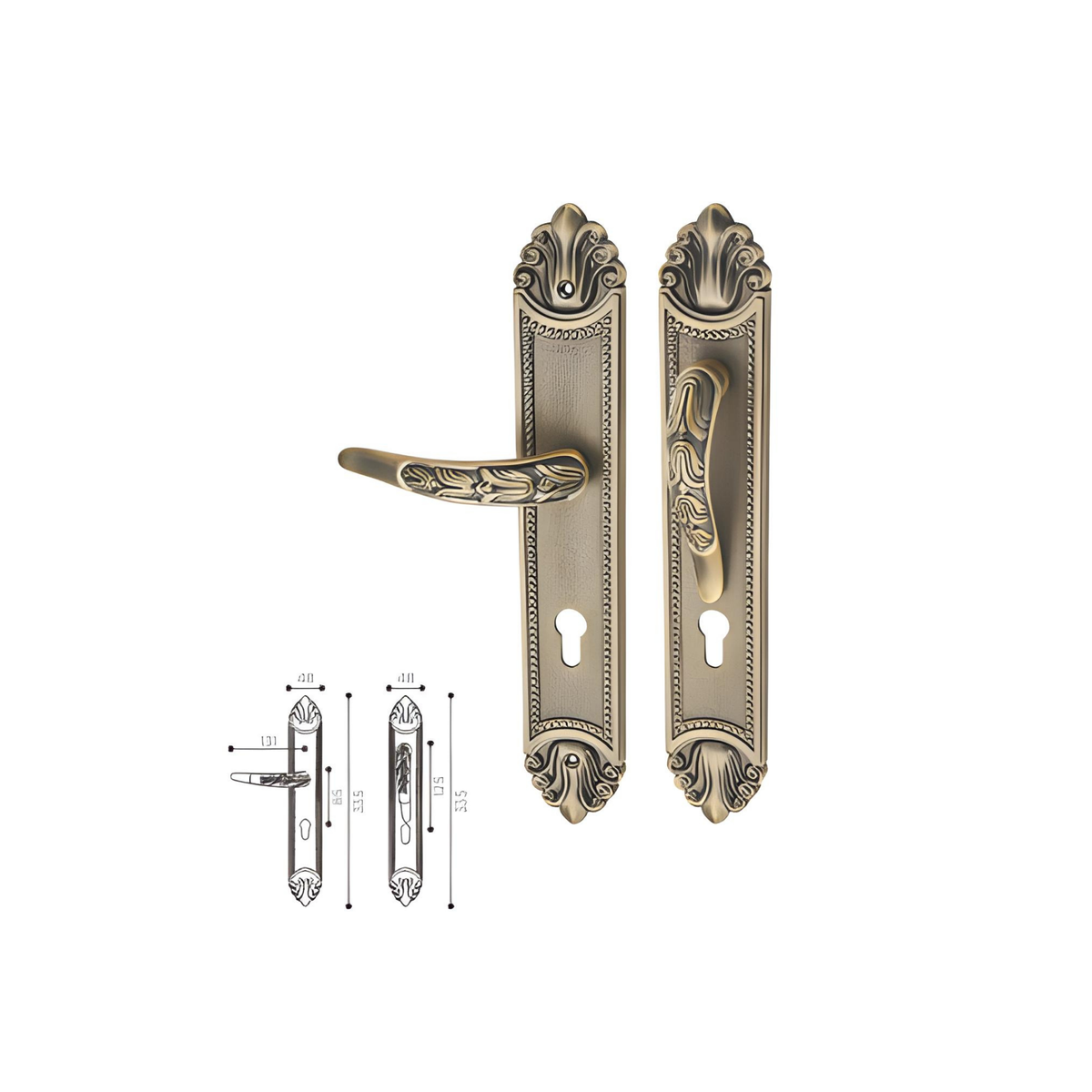 HP.9218.9304/300 – Premium Zinc Alloy Door Lock (DAB-L)