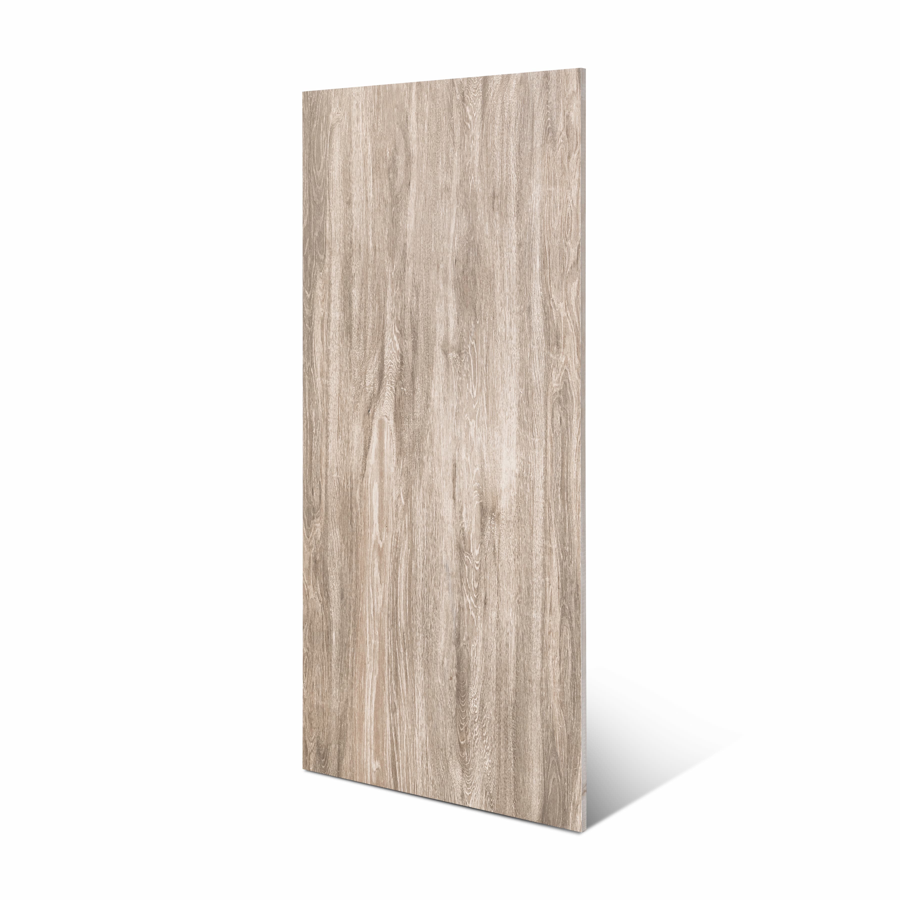 Roverwood Brown matt porcelain tile 60x120cm x 2mm featuring a natural wood look surface. Durable large format tile ideal for stylish floors and interior walls.