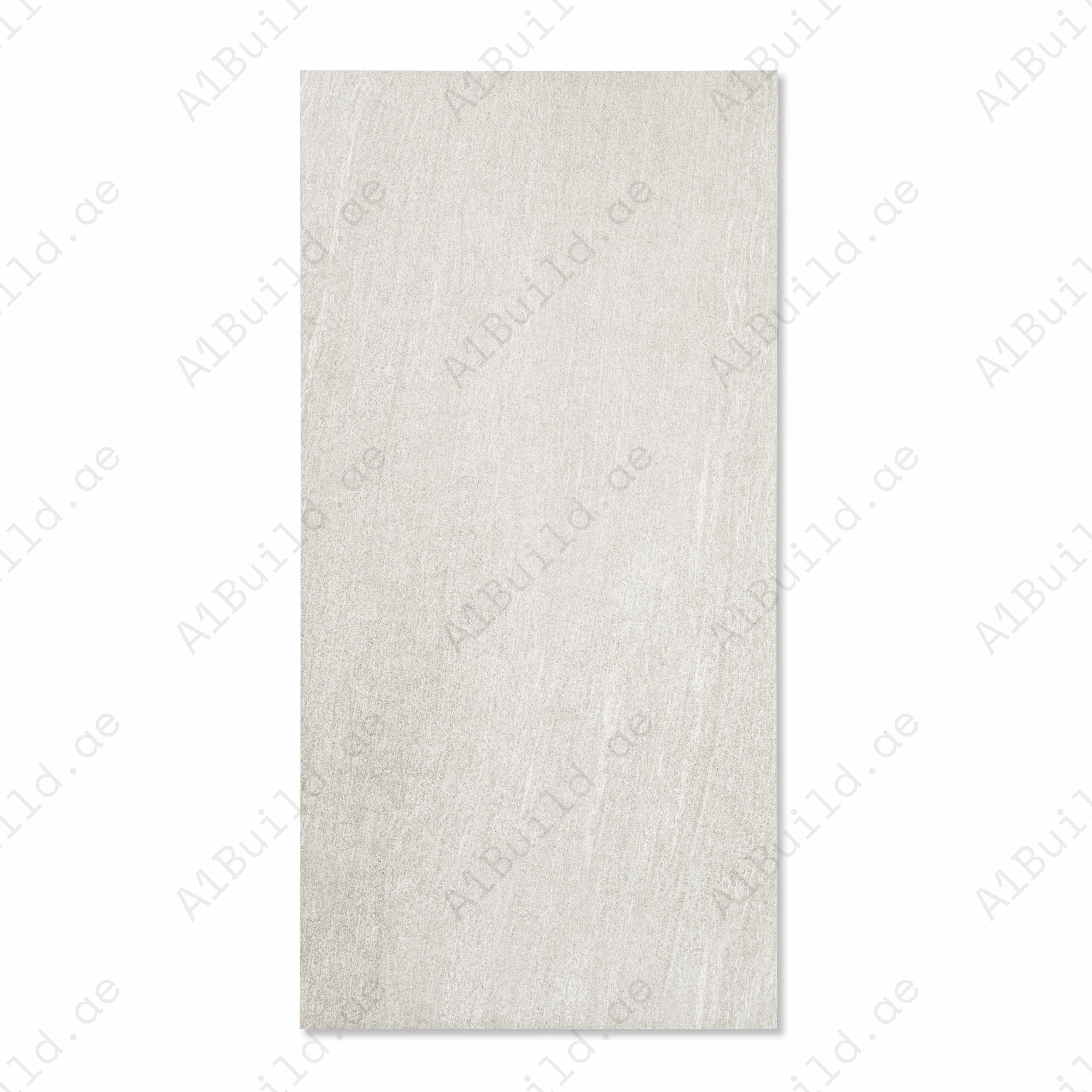 Berg Stone Grey matt porcelain tile 60x120cm x 2mm with natural stone texture. Durable large format tile perfect for modern floors and stylish interior walls.