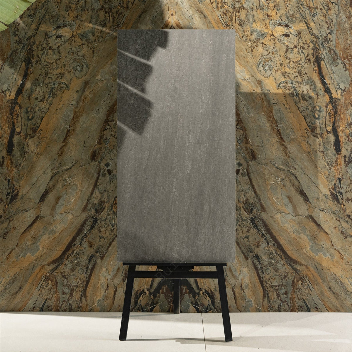 Kandra Grey Stone Look Porcelain Tile 60x120cm 20mm Thickness