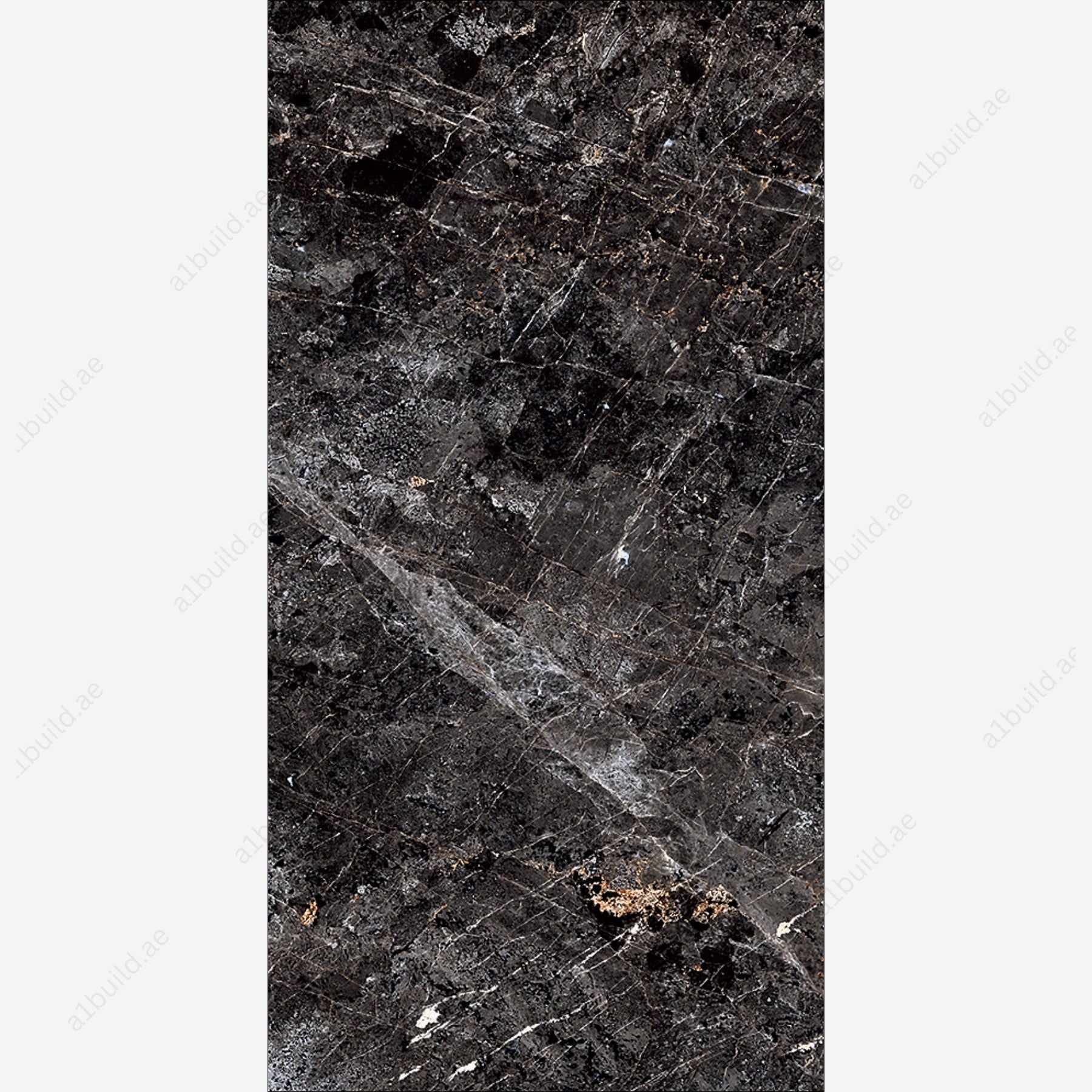 Africano Nero (80x160cm 09mm random High Polished indoor floor & wall tiles)