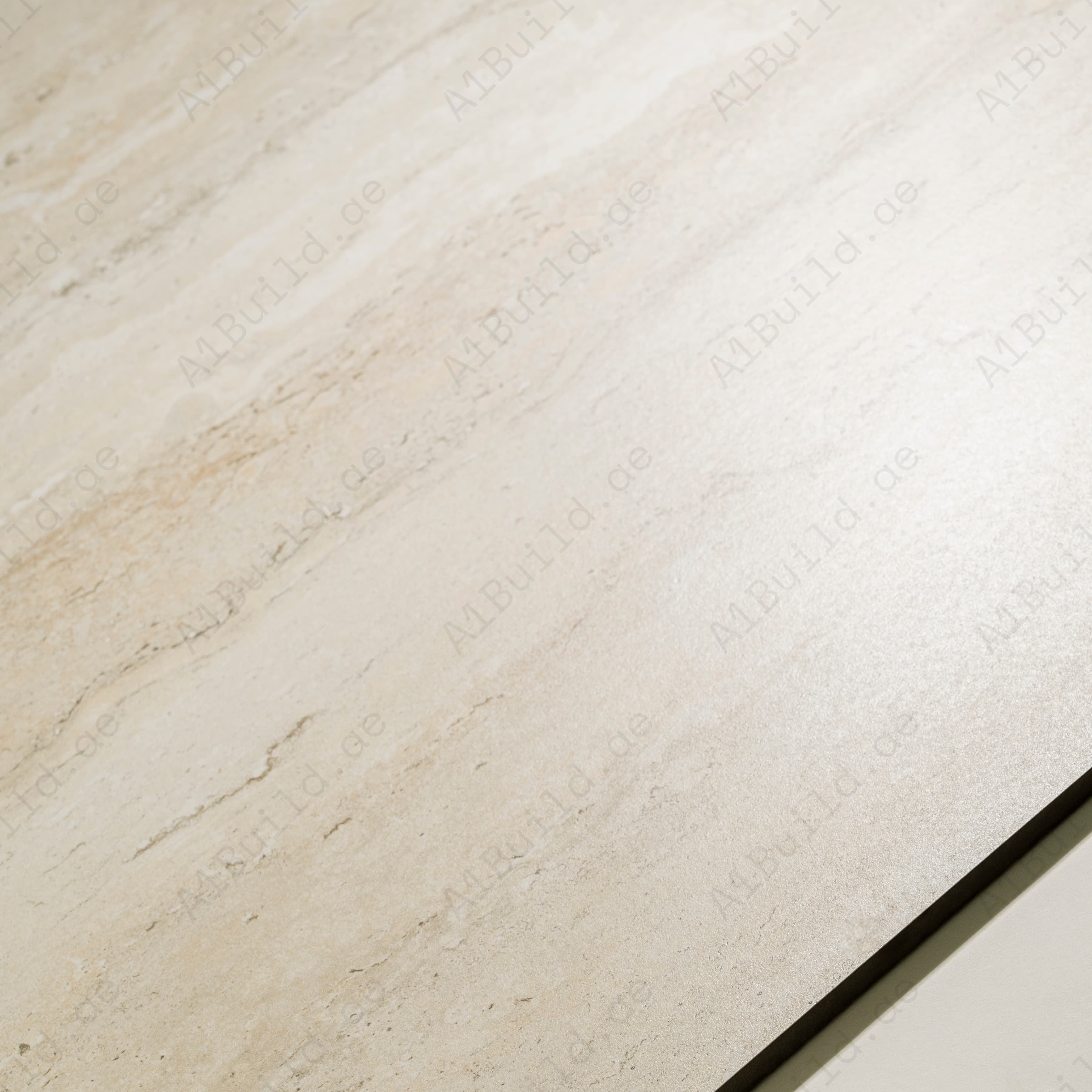 Cream Marble Look Porcelain Tile 60x120cm – Luxury Matte Floor & Wall Tiles UAE