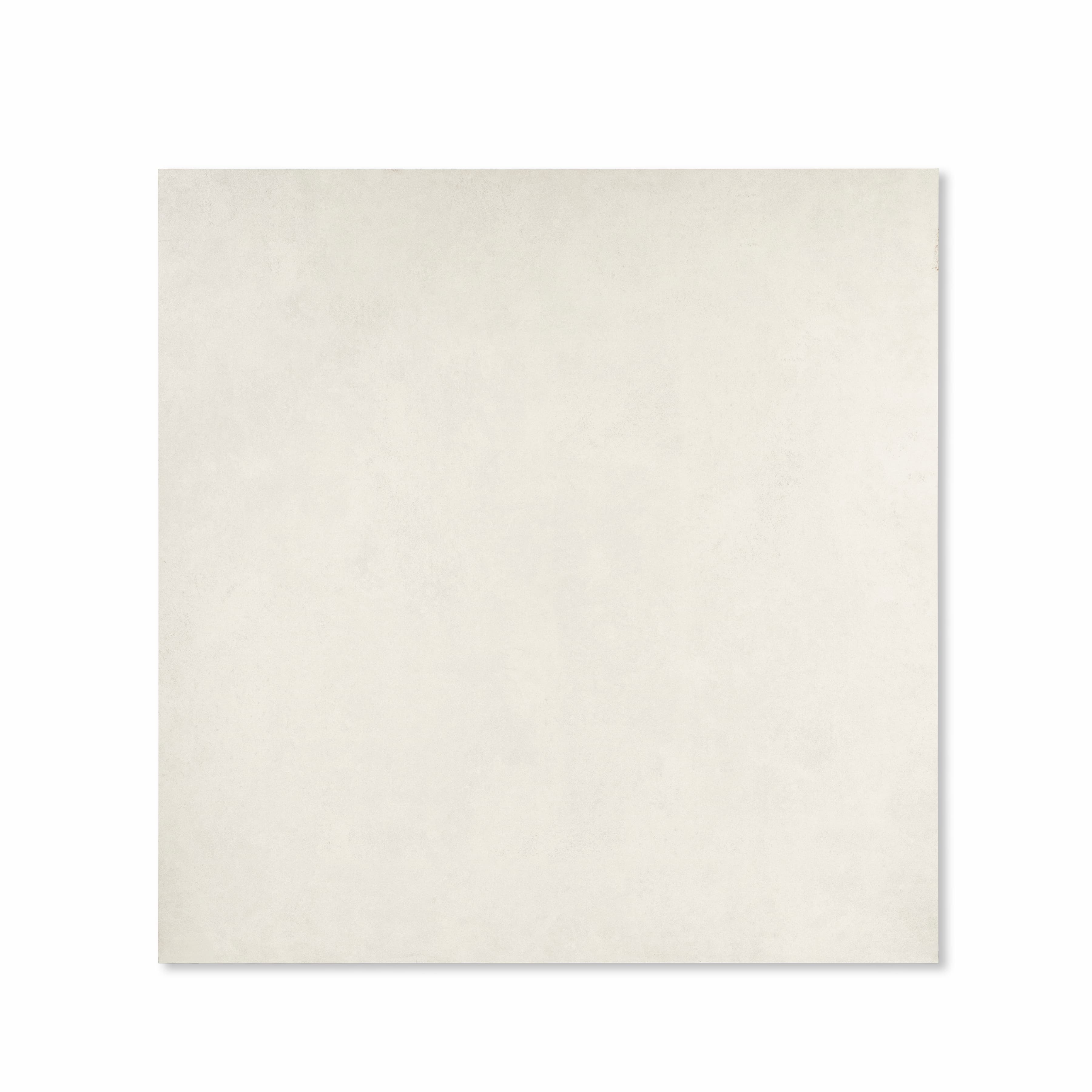 Top view of Polo White uniform white porcelain floor tile 120x120cm with subtle natural variation and matte finish