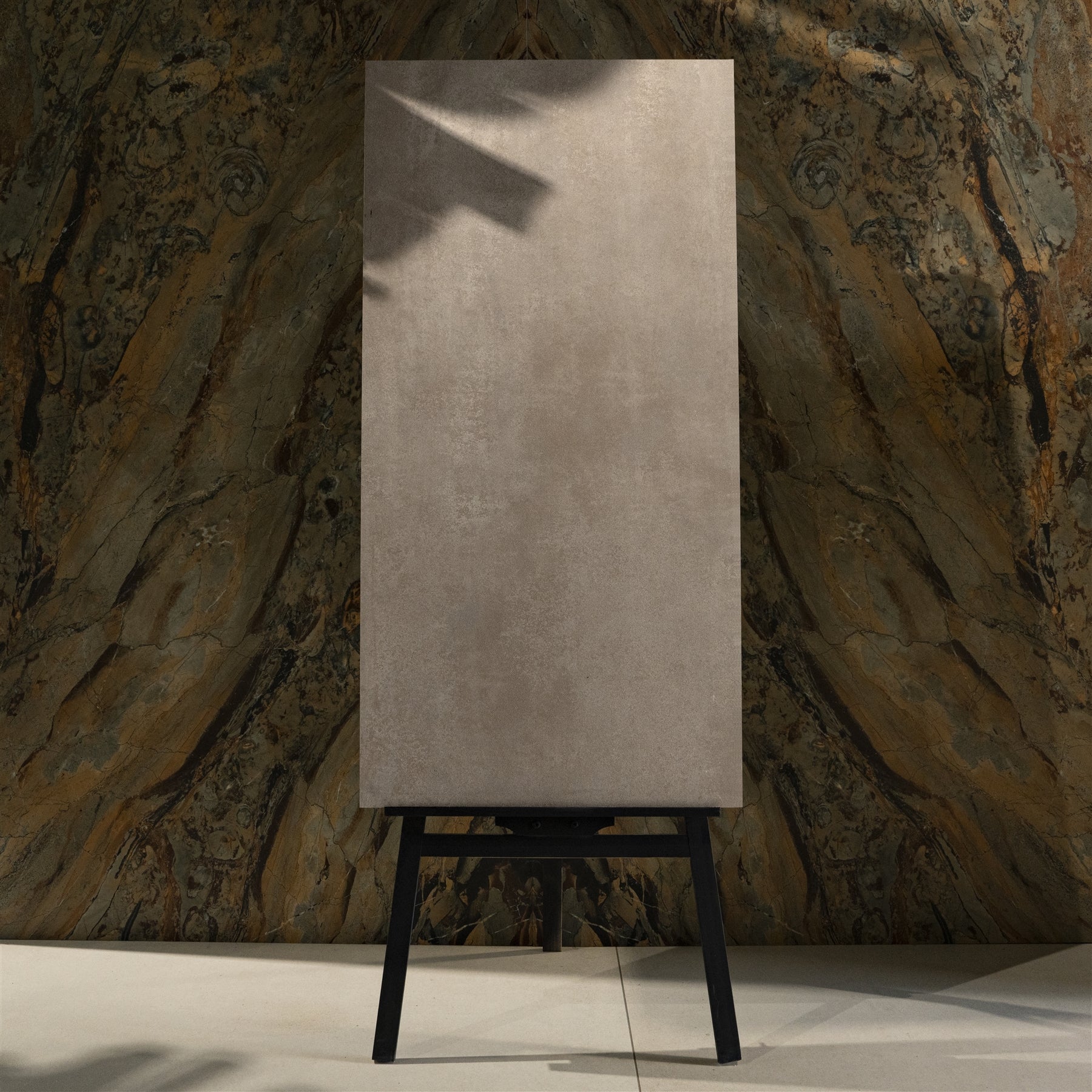 Plaza Maroon Stone Look Porcelain Tile 60x120cm 20mm Thickness