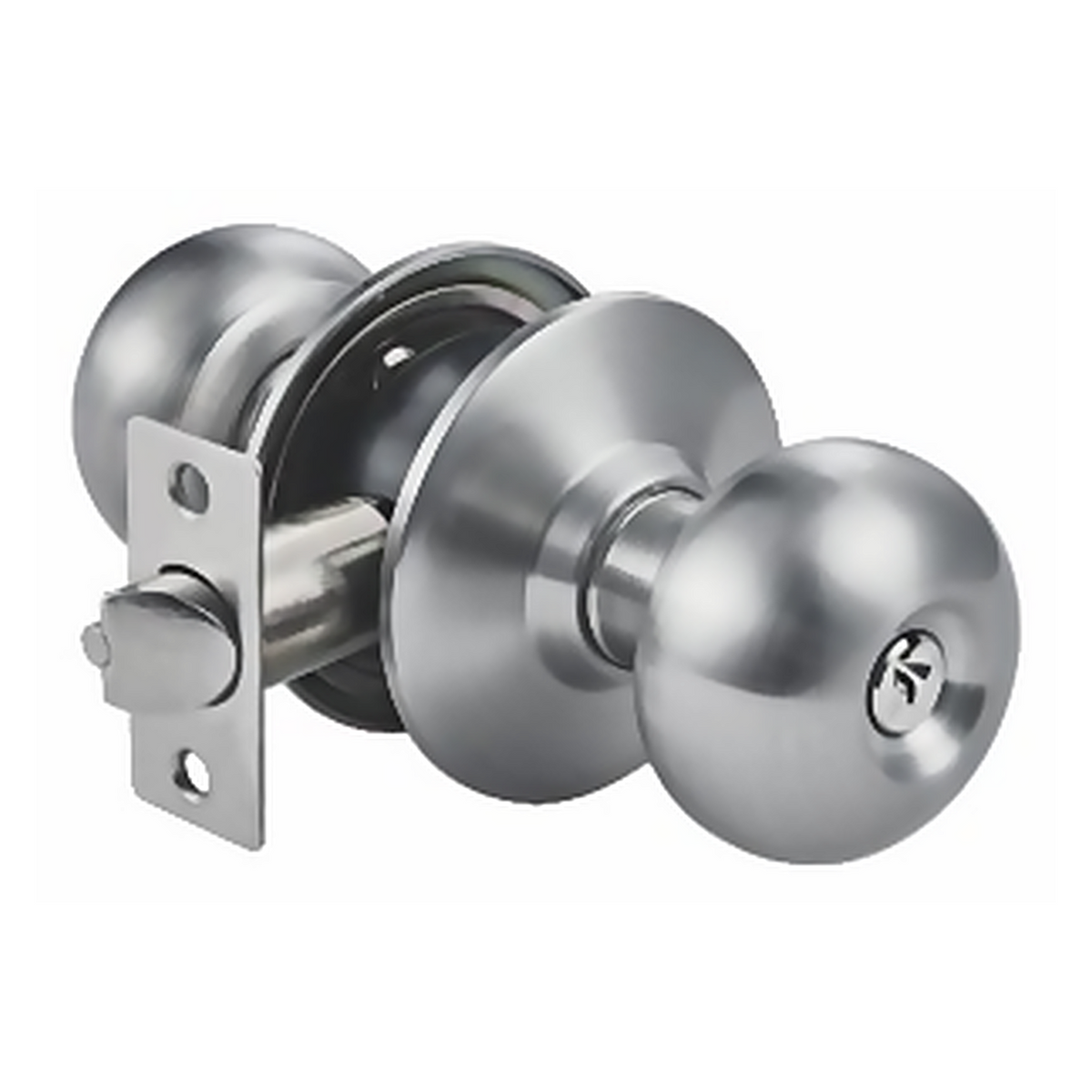 691.AD.SS-L premium cylindrical knob lock from the Stainless Steel Door Lock Series. Backset 60 or 70 mm, fits doors 35 to 50 mm thick, 5-pin cylinder. Built for smooth, reliable everyday use.