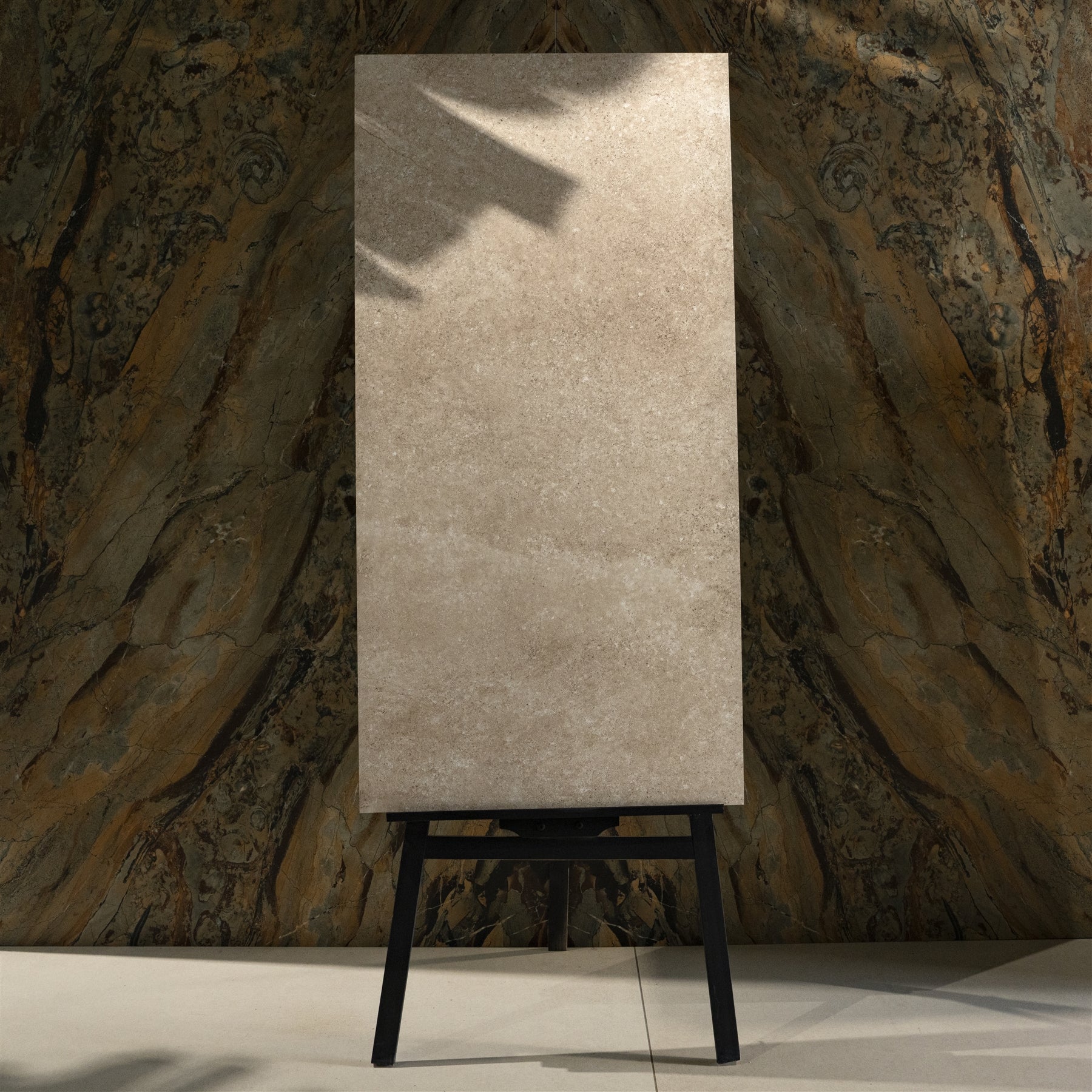 Liwa Beige Stone Look Porcelain Tile 60x120cm 20mm Thickness