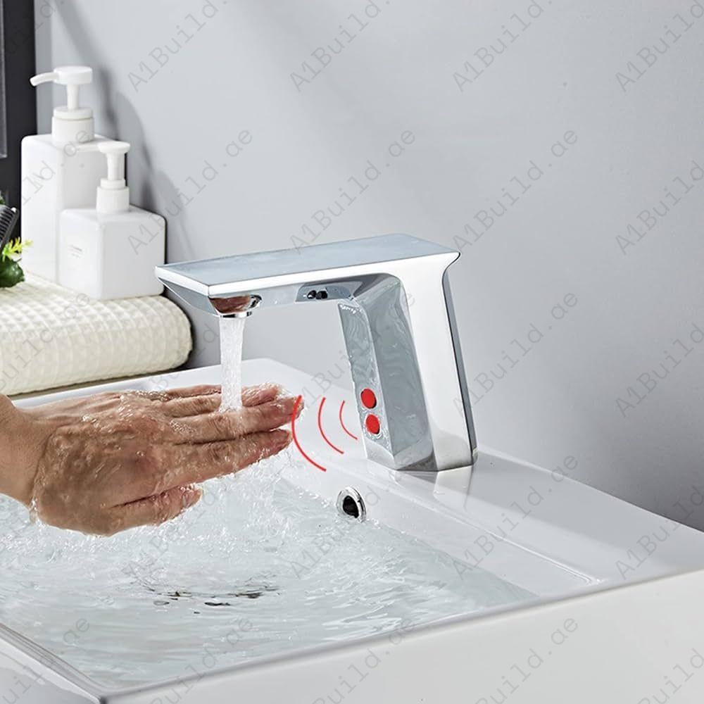 8001 E Sensor Faucet: Touchless Luxury for Your Wash Basin (100% made in Germany)