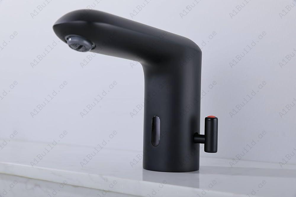 8001 E Sensor Faucet: Touchless Luxury in Matte Black (100% made in Germany)