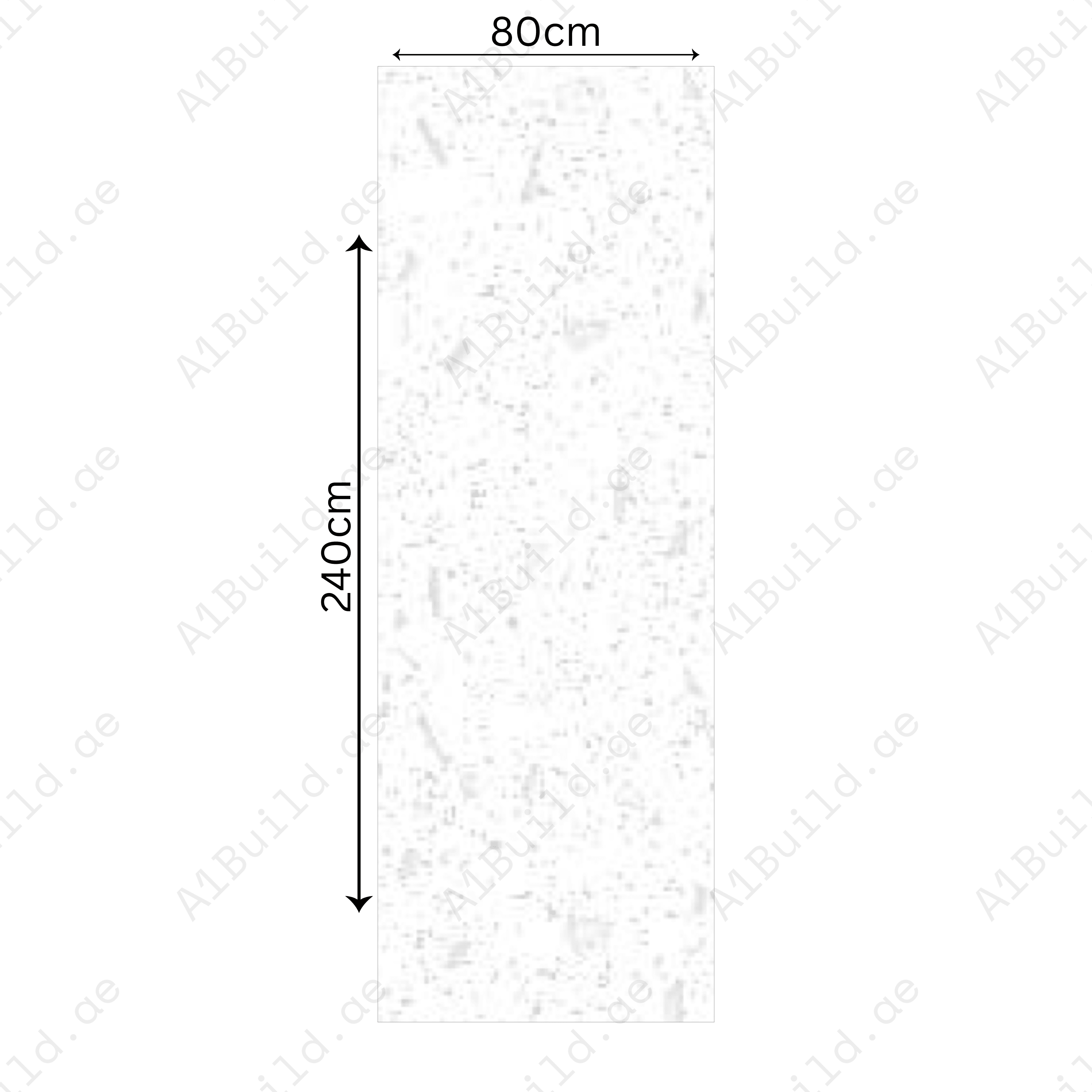 Cosmic White 80x240cm 15mm – Glossy