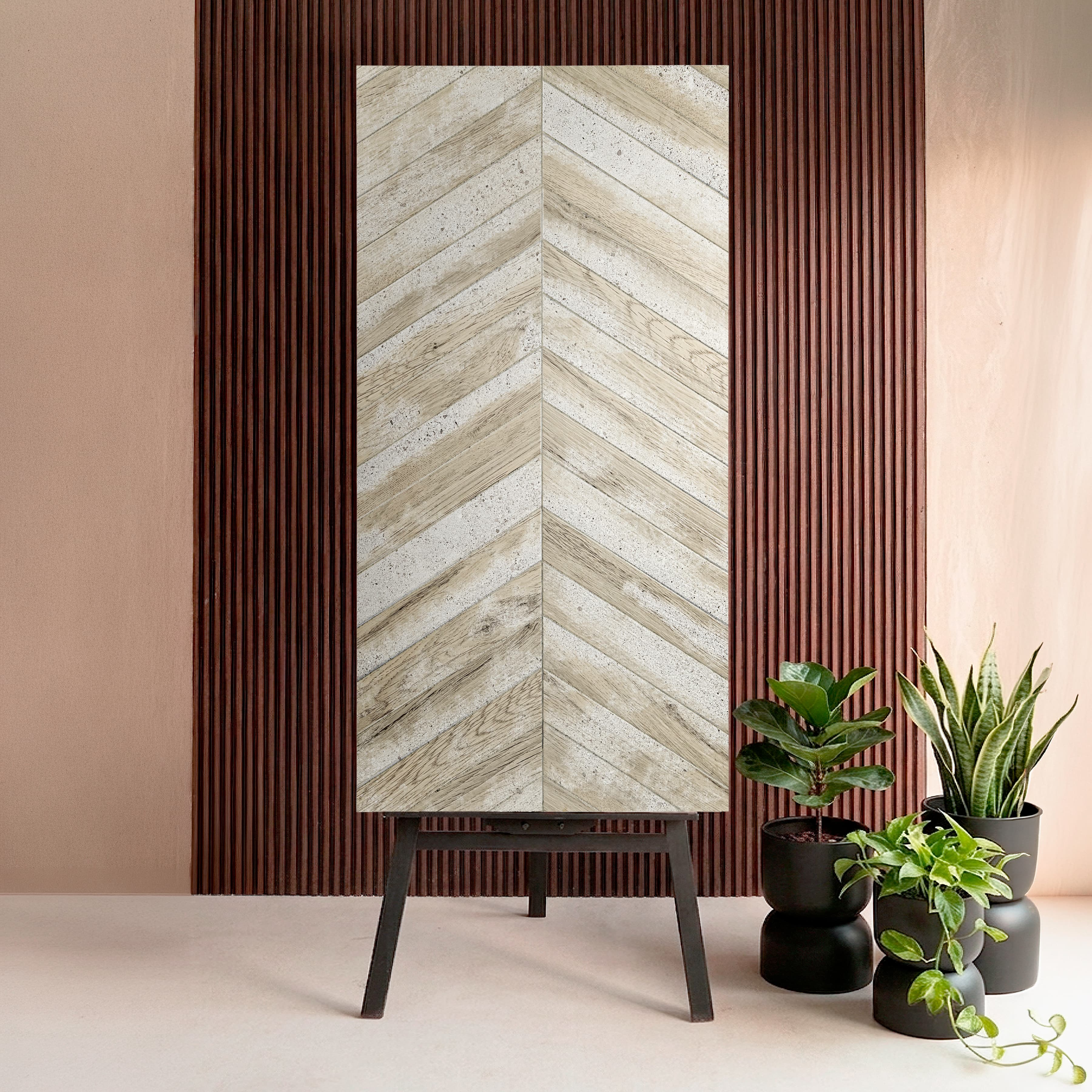 Urban Wood Porcelain Tile 60×120cm – Modern Natural Wood Texture Finish