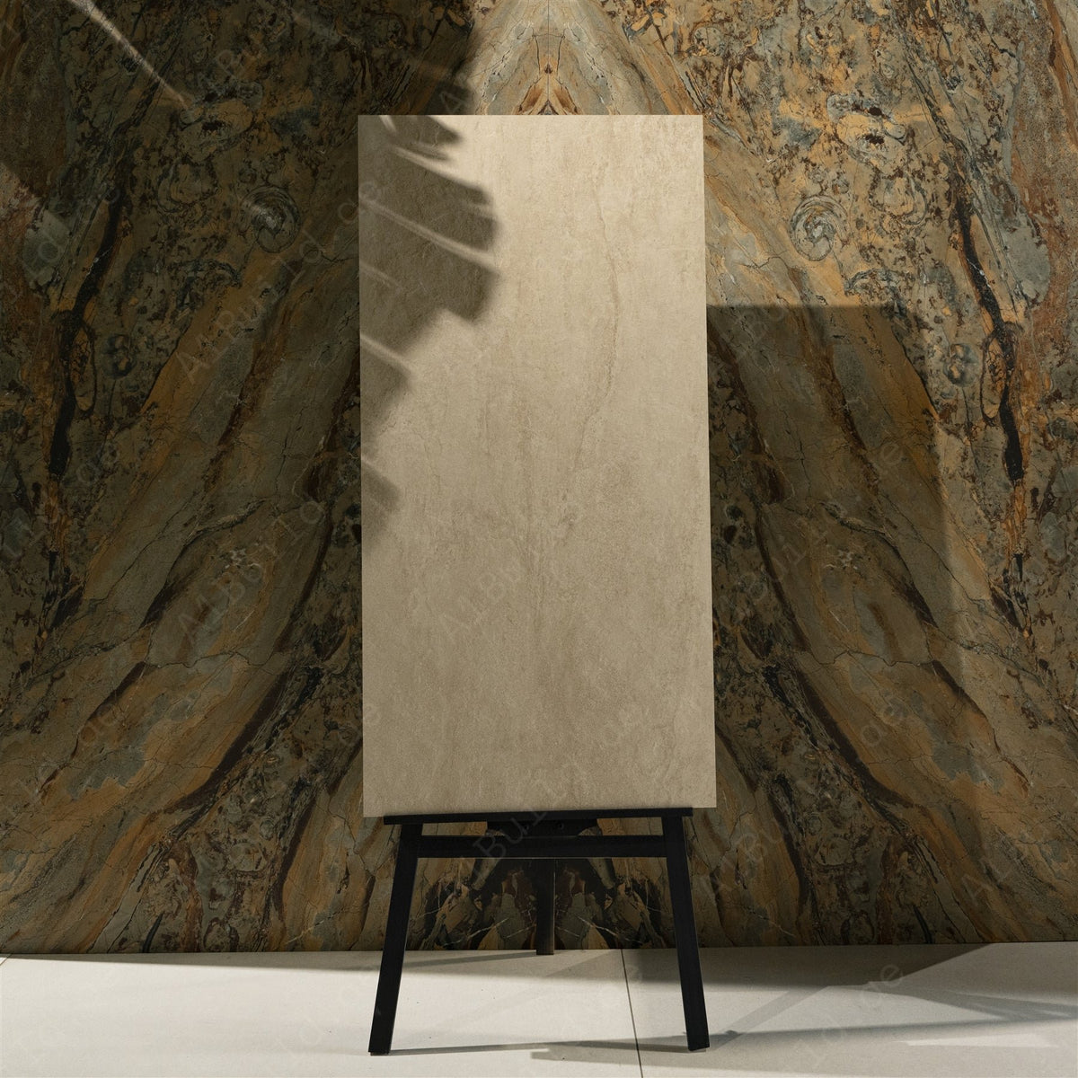Rasa Beige Stone Look Porcelain Tile 60x120cm 20mm Thickness