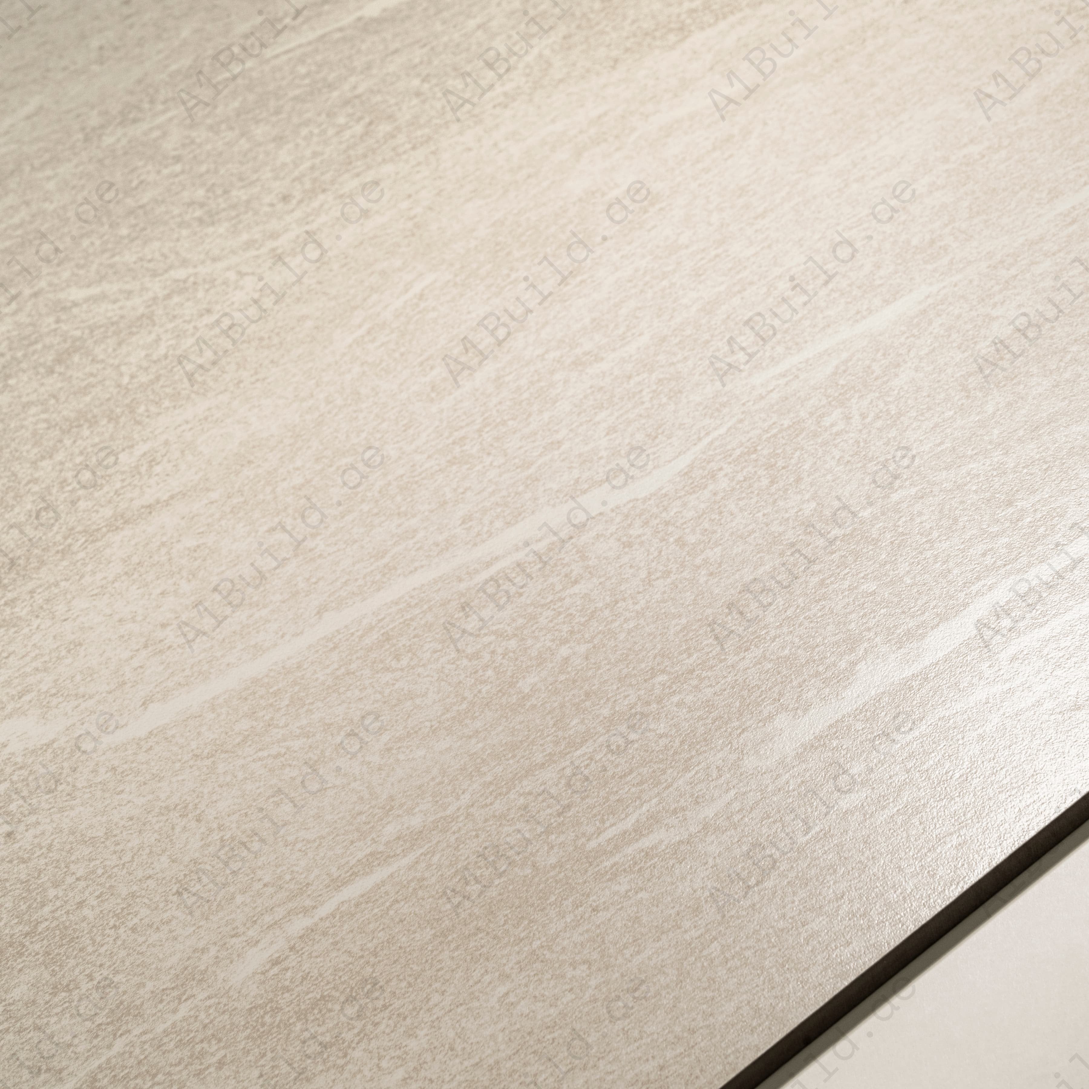 Nortstone Ivory Matte Porcelain Tile 60x120cm | Quartzite Slate Look Large Format Floor & Wall Tile | Natural Stone Effect Flooring UAE