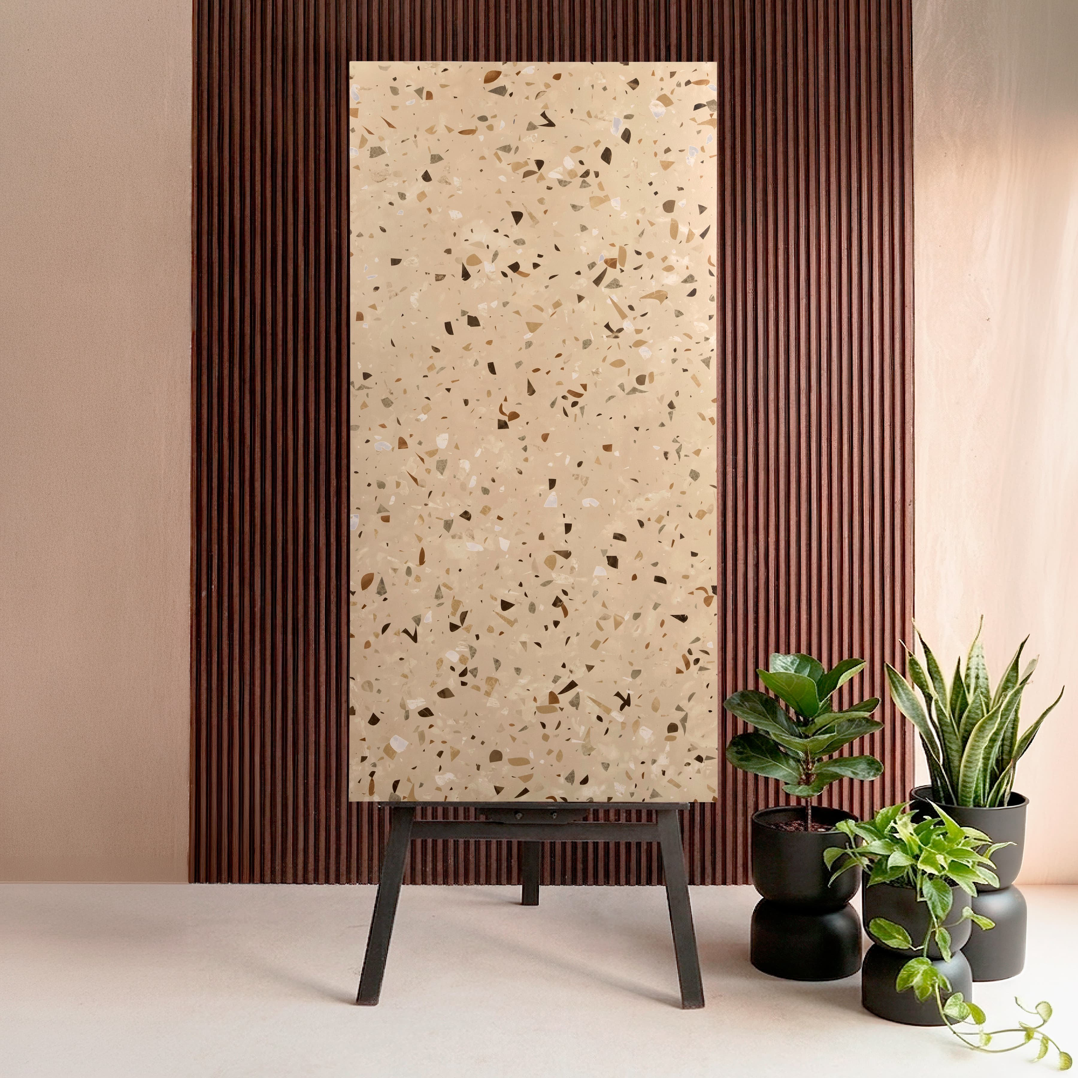 Amata Beige (60X120cm 09mm Random Carving Matt Finish Porcelain Indoor Floor & Wall Tiles)