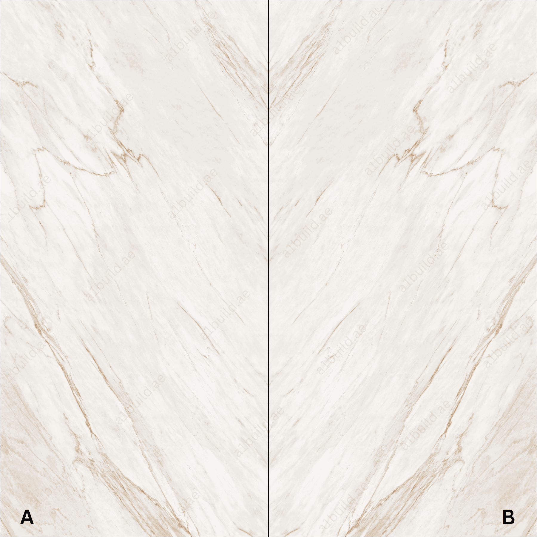 Angelo Ice High Gloss Book Match Porcelain Slabs | 120x240cm Indoor Tiles