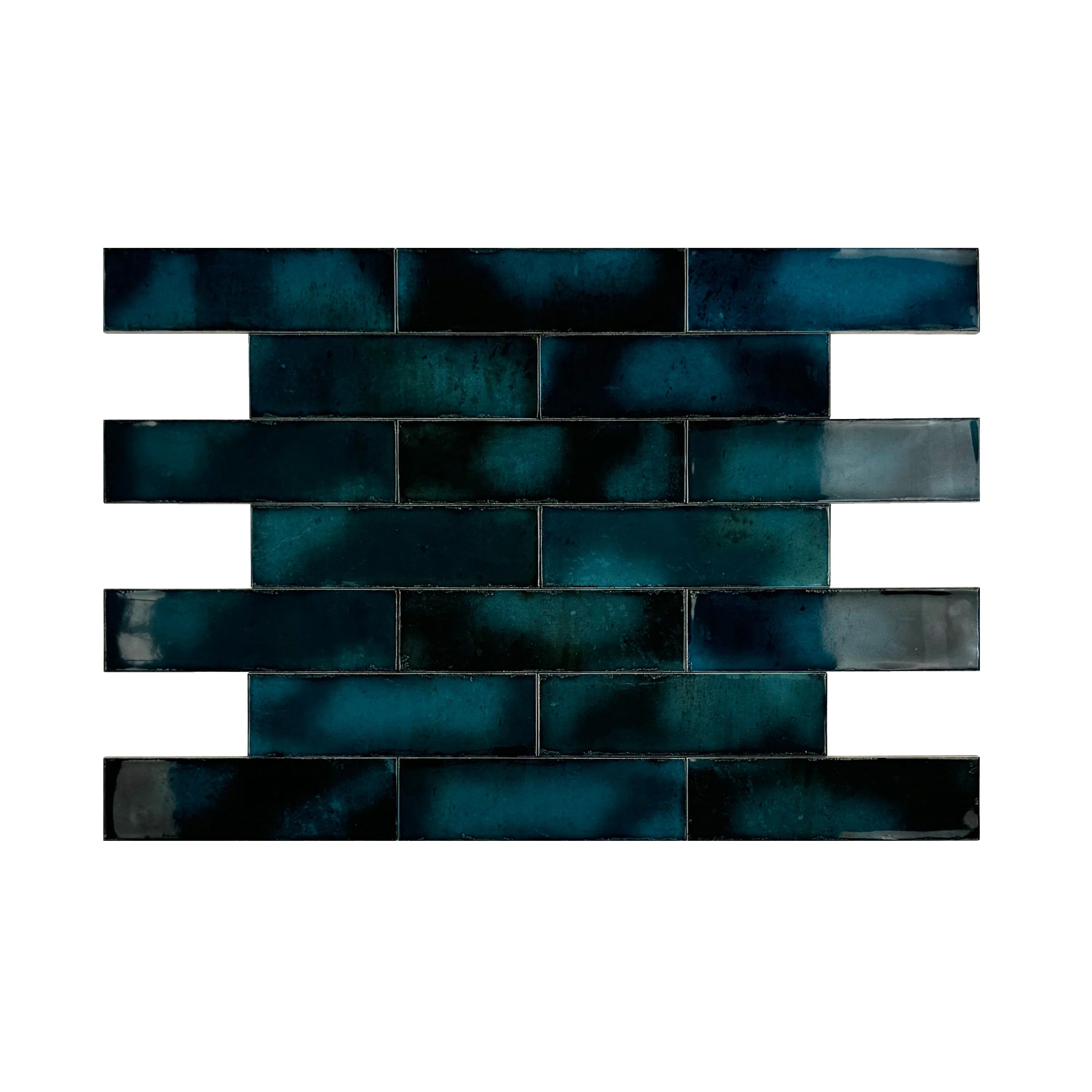 Add elegance with Blue Glossy Glazed Ceramic Artisanal Tile. Durable, scratch-resistant, waterproof, and versatile for walls, floors, kitchens, and bathrooms.