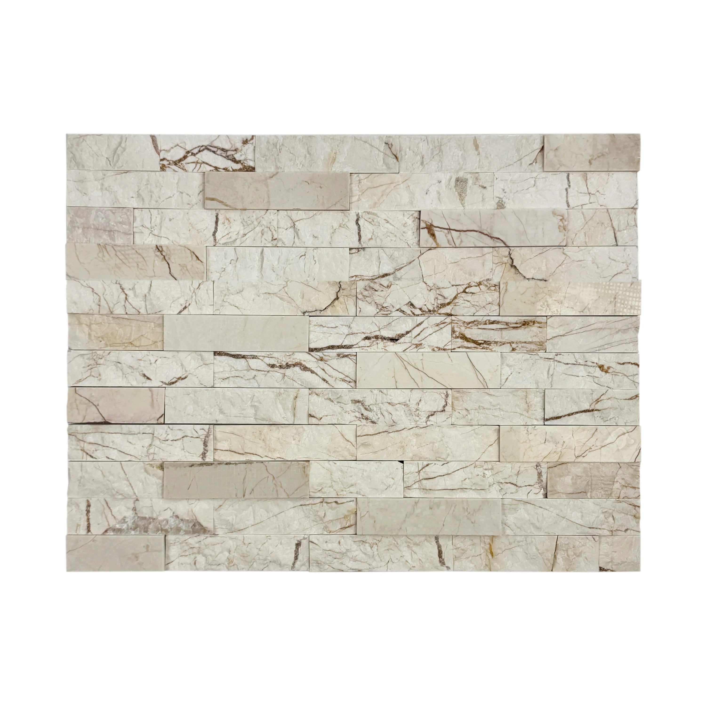 Add luxury with Luxe Aura Parchment Beige marble cladding. Sofitel polish & split finish with gold lines, crafted from durable slate stone for walls & facades.