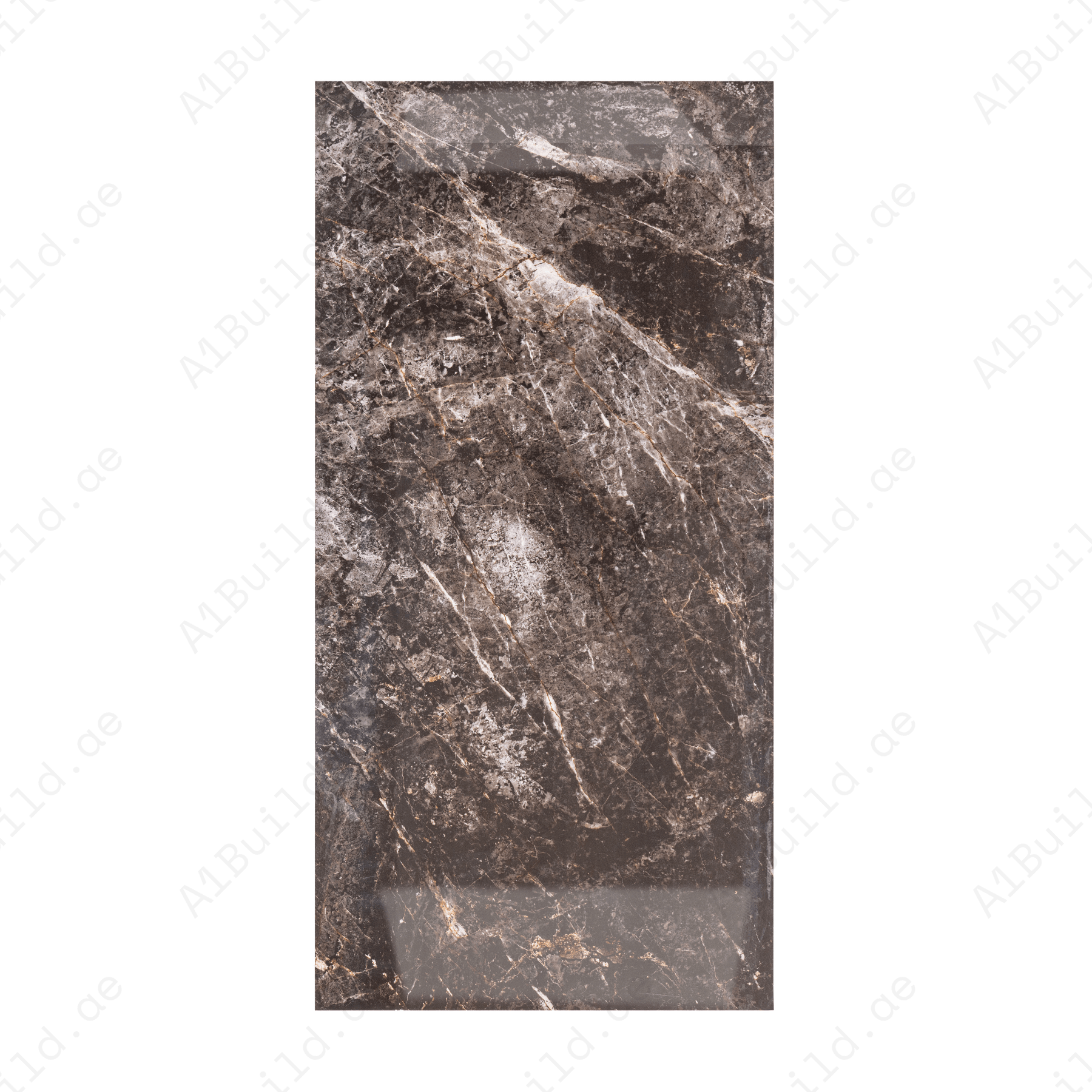  Africano Nero 80x160cm high glossy porcelain tile, 09mm thick with bold black stone veining. Adds luxury, depth, and elegance to modern interiors.