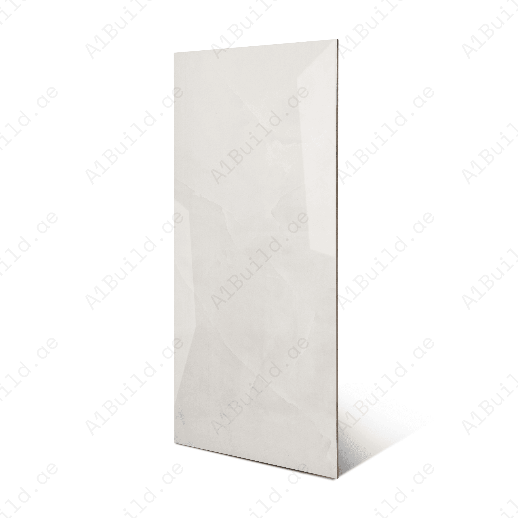 Agata Bianco porcelain tile 60x120cm 9mm thickness, white agate marble look design, durable porcelain tile for luxury floors and walls.