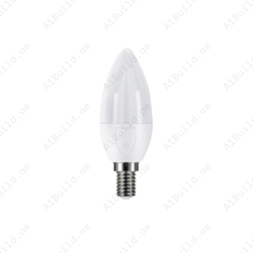 Anar E14 LED Bulb 7W with 3000K warm light. 220° wide beam, 15,000hrs lifespan, >80 CRI. Perfect for indoor lighting with 80% energy savings.
