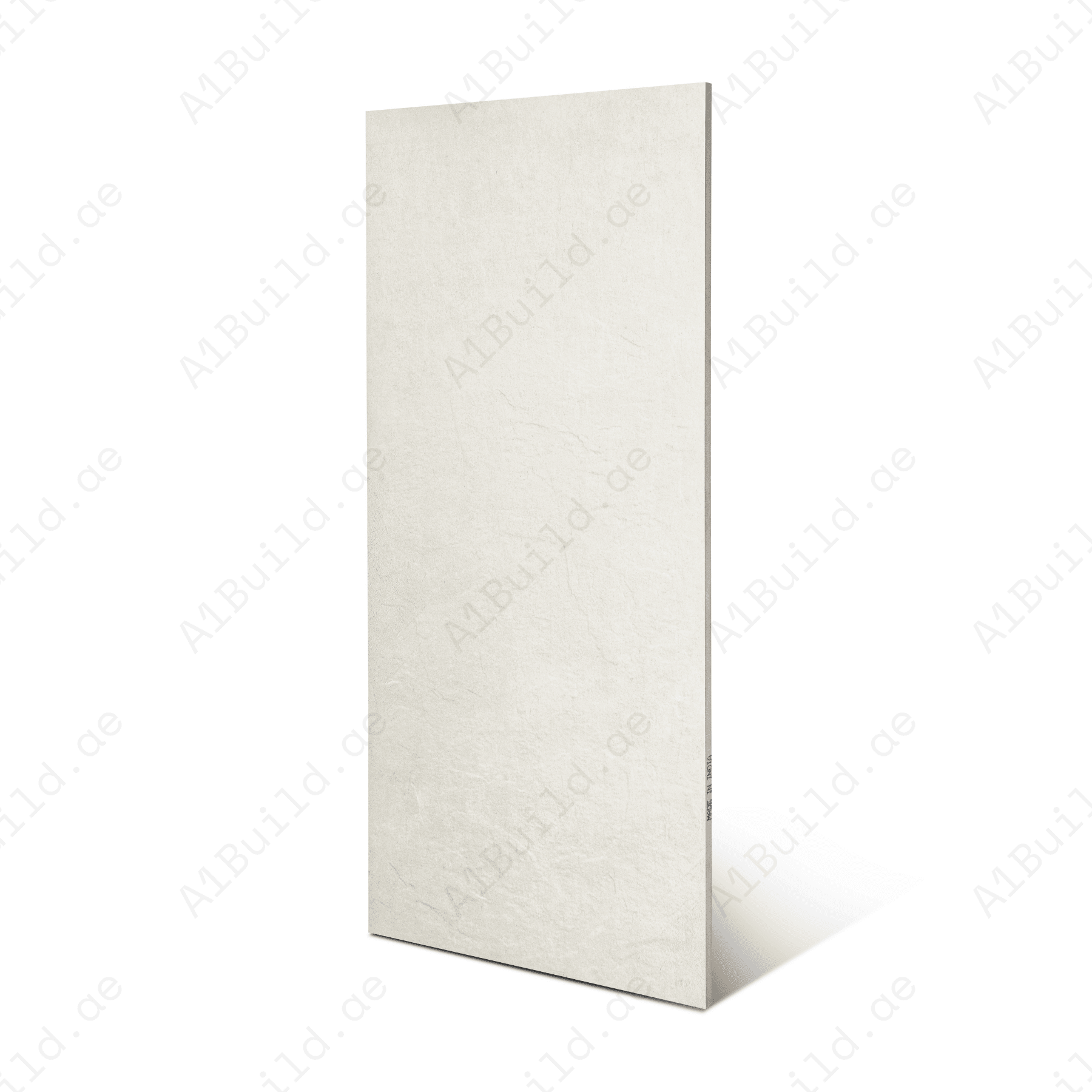 Aosta White porcelain tile 60x120cm 2mm thickness, white stone look design, durable porcelain tile for modern floors and walls.