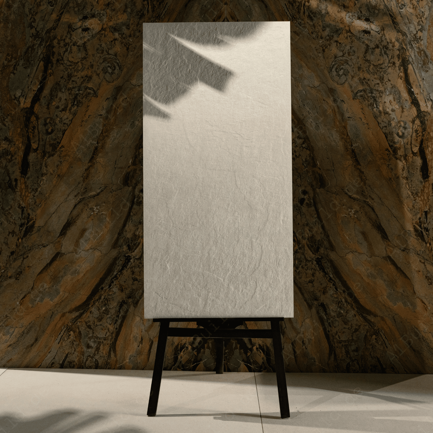 Aosta White porcelain tile 60x120cm 2mm thickness, white stone look design, durable porcelain tile for modern floors and walls.