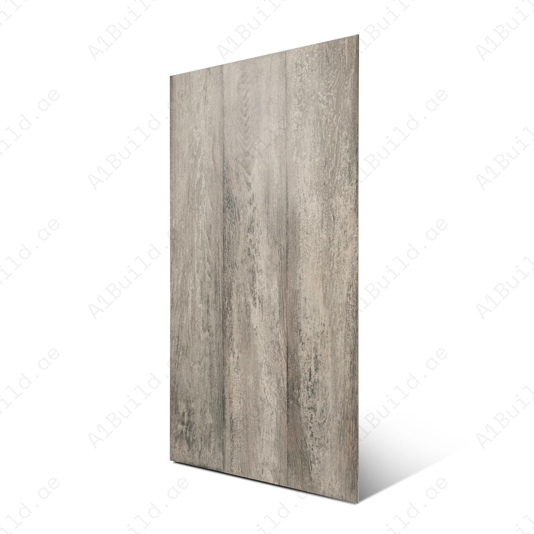 Artwood Grey 60x120cm porcelain tile with grey wood texture, durable 9mm body and contemporary interior appeal.