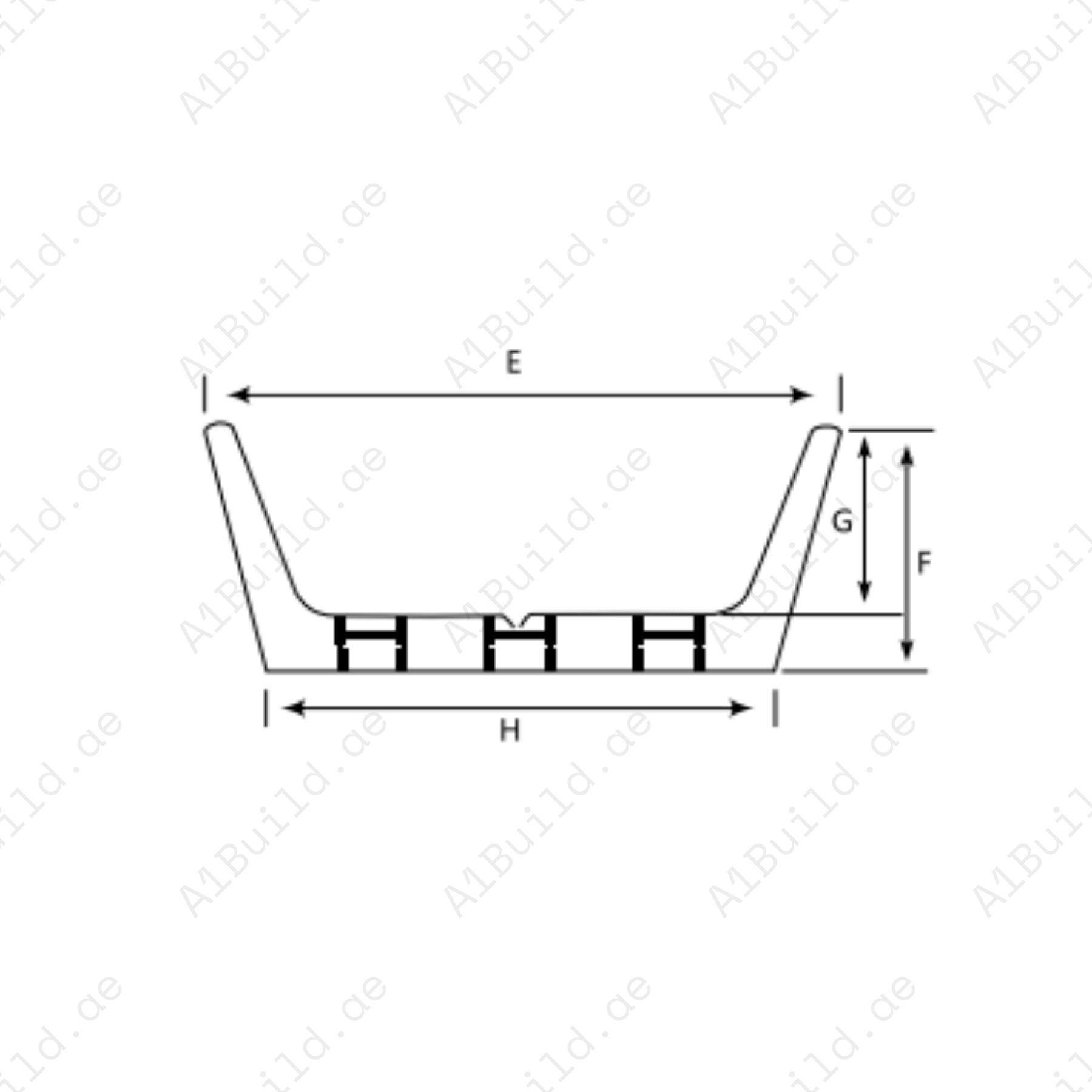 Aveo Acrylic Bathtub | Sanitech 190x90cm Spacious Luxury Bath Tubs