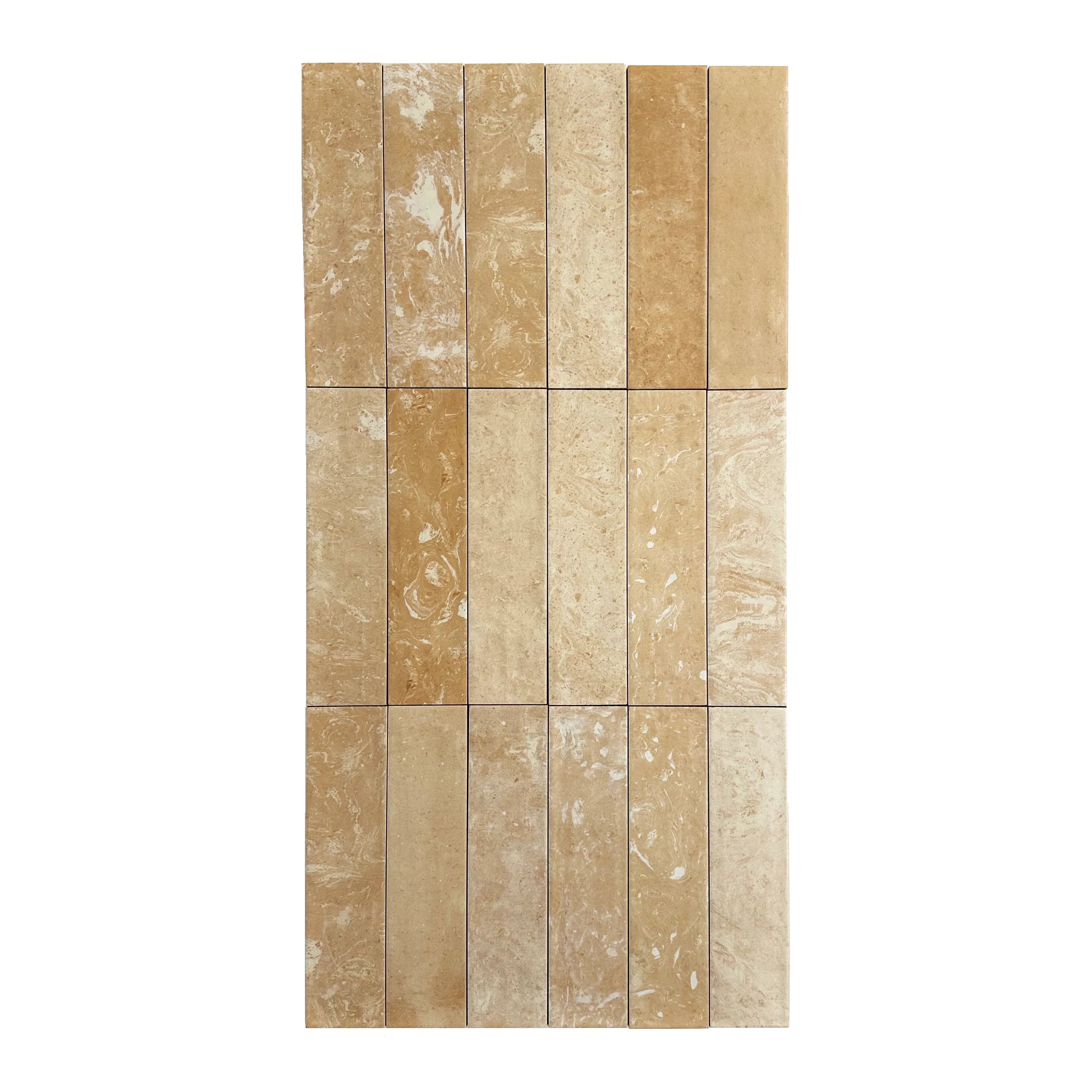 Beige Mixed Matte Porcelain Artisanal Tile offers timeless elegance, durability, and style. Perfect for walls and floors in residential and commercial spaces.