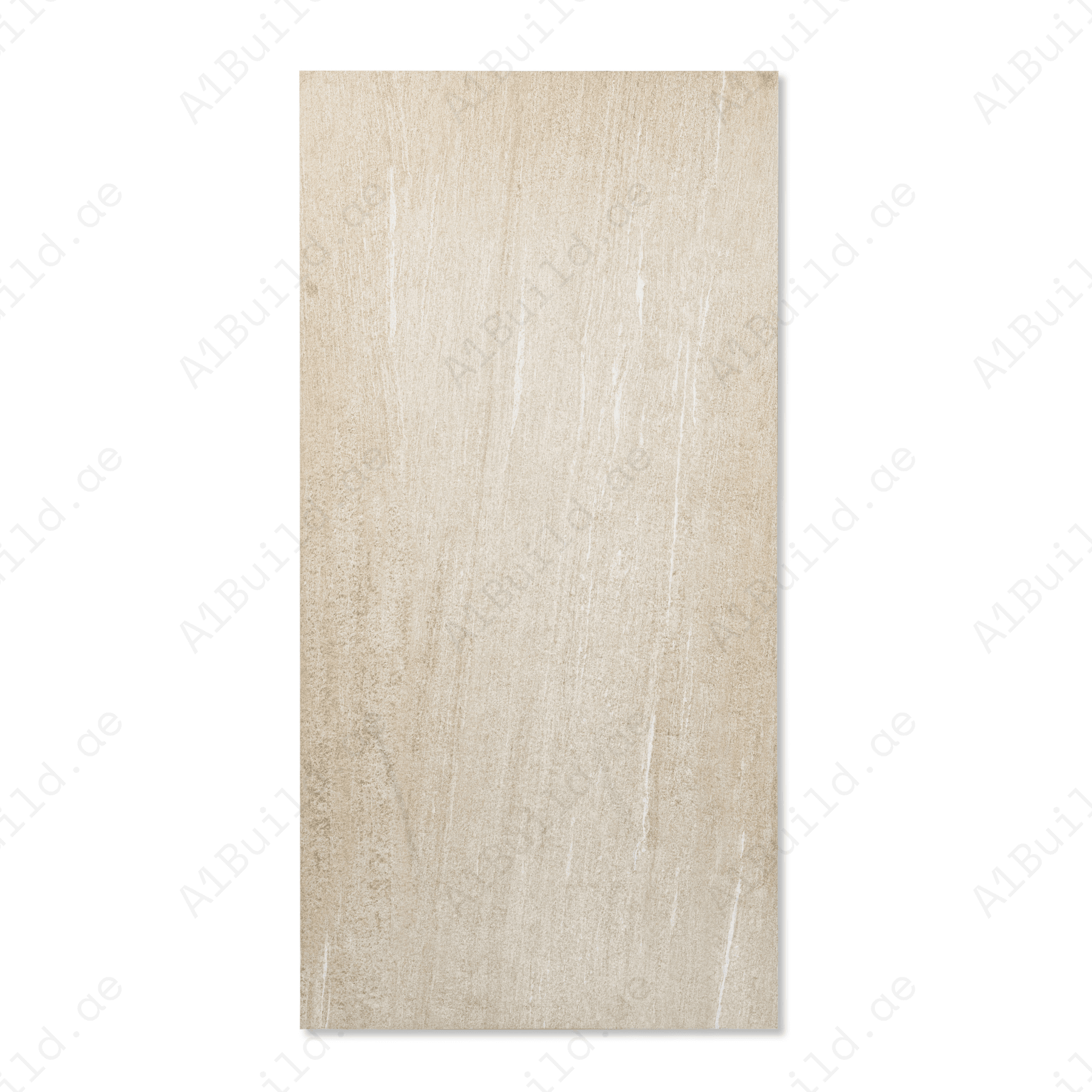Bergstone Beige porcelain tile 60x120cm 2mm thickness, beige stone look design, durable porcelain tile for modern floors and walls.