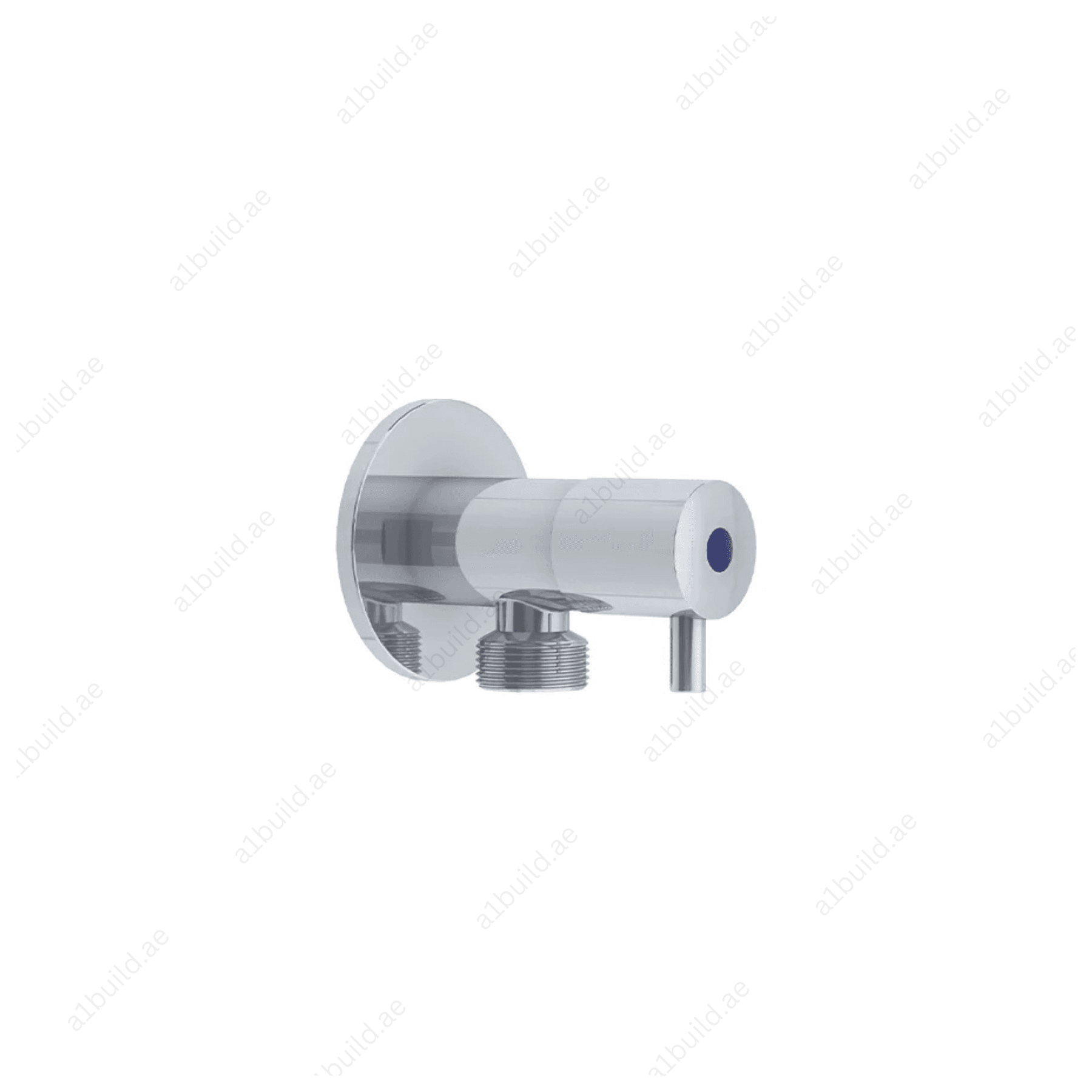 Brass Angle Valve – Hot and Cold Button,Stainless Steel Rosette