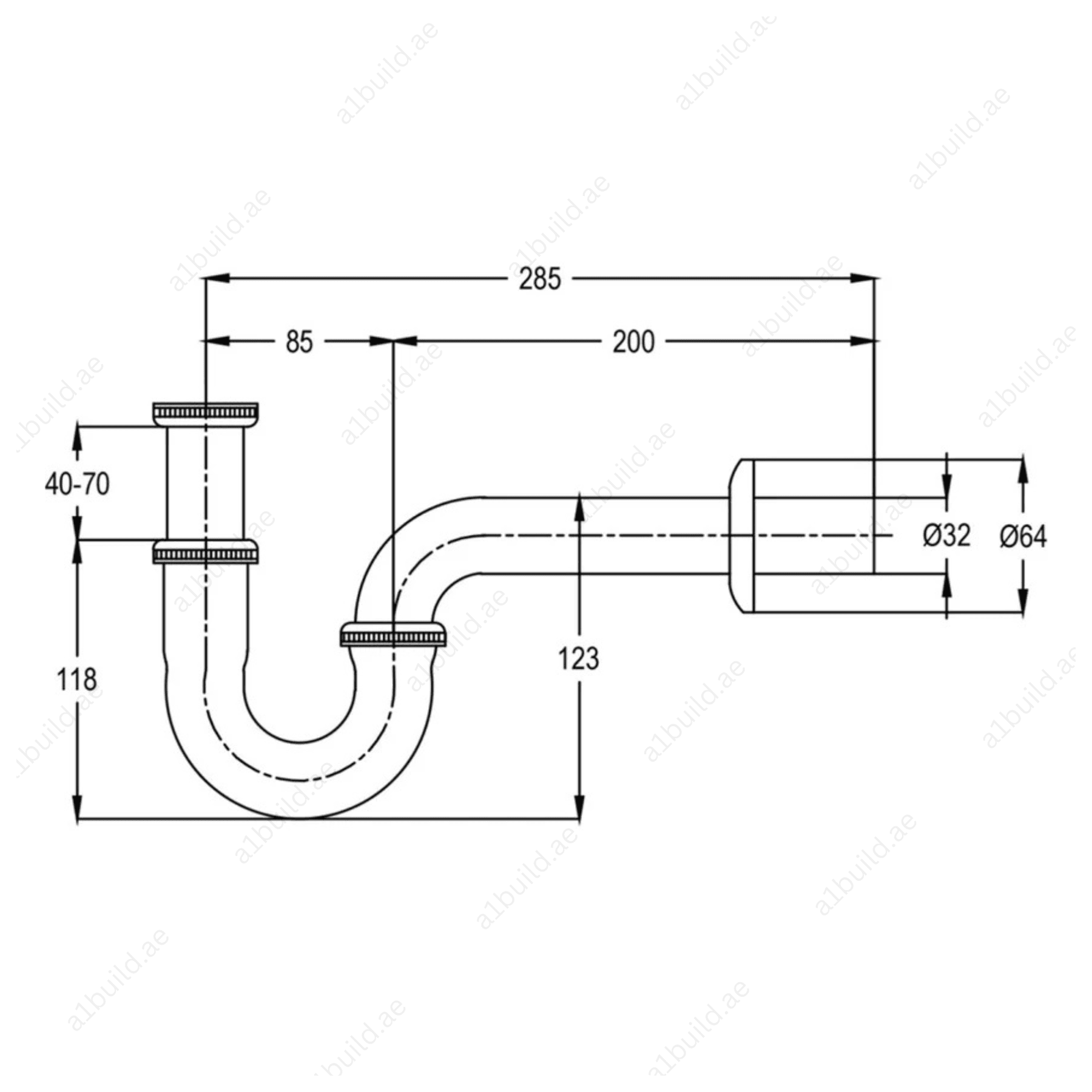 BrassP-TrapG11_4Inchx32mmforBasinwithAdjustableDrain_3