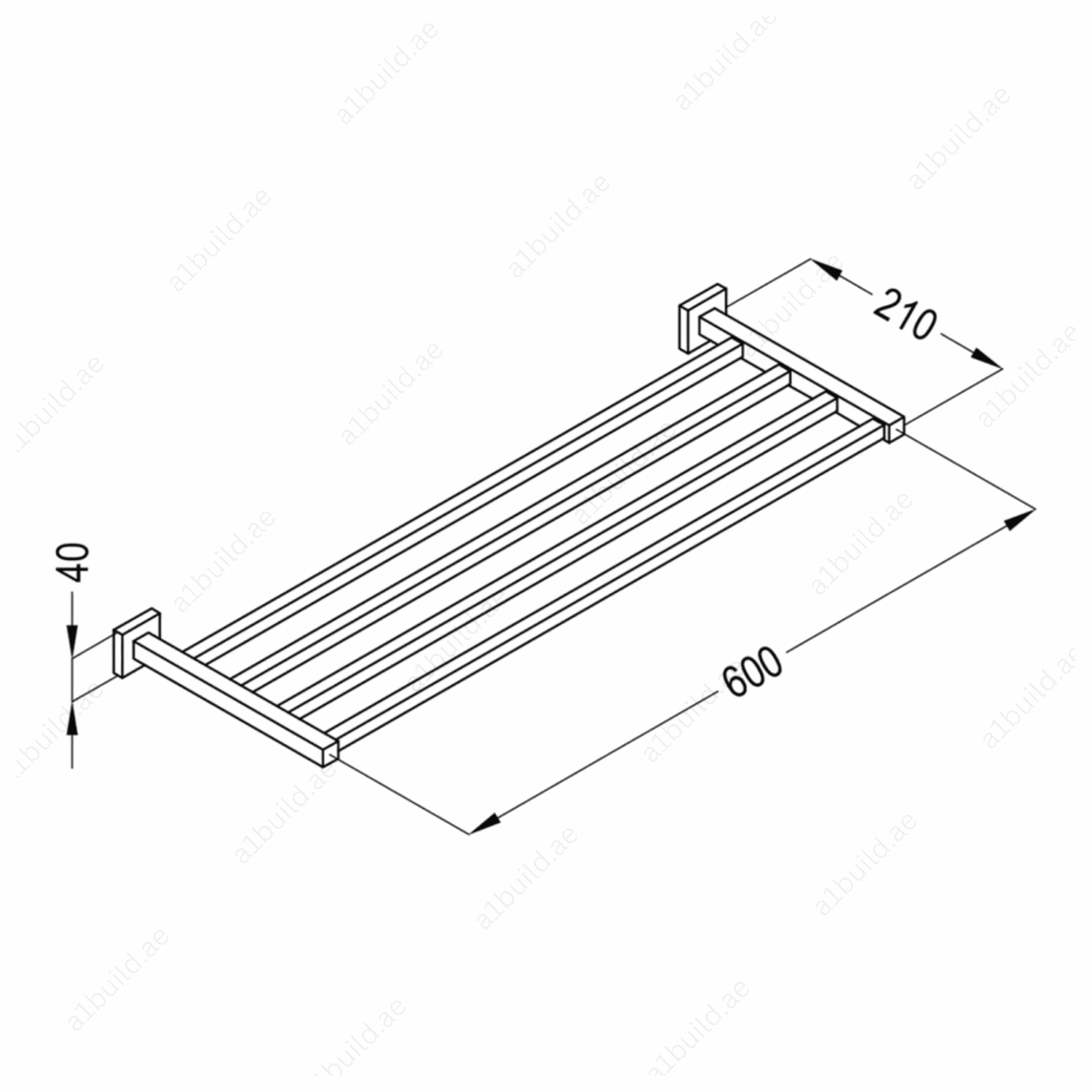 BrassTowelShelfwithSquareBar-ChromeFinish_WallFasteningDesign_3