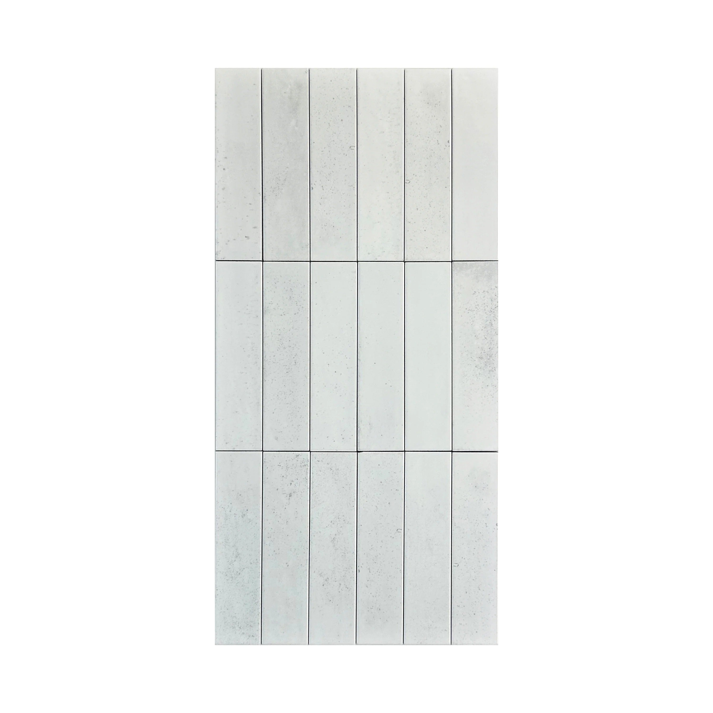 Bright White Glossy Porcelain Artisanal Tile offers durability, elegance, and easy maintenance. Perfect for walls, floors, and stylish modern interiors.