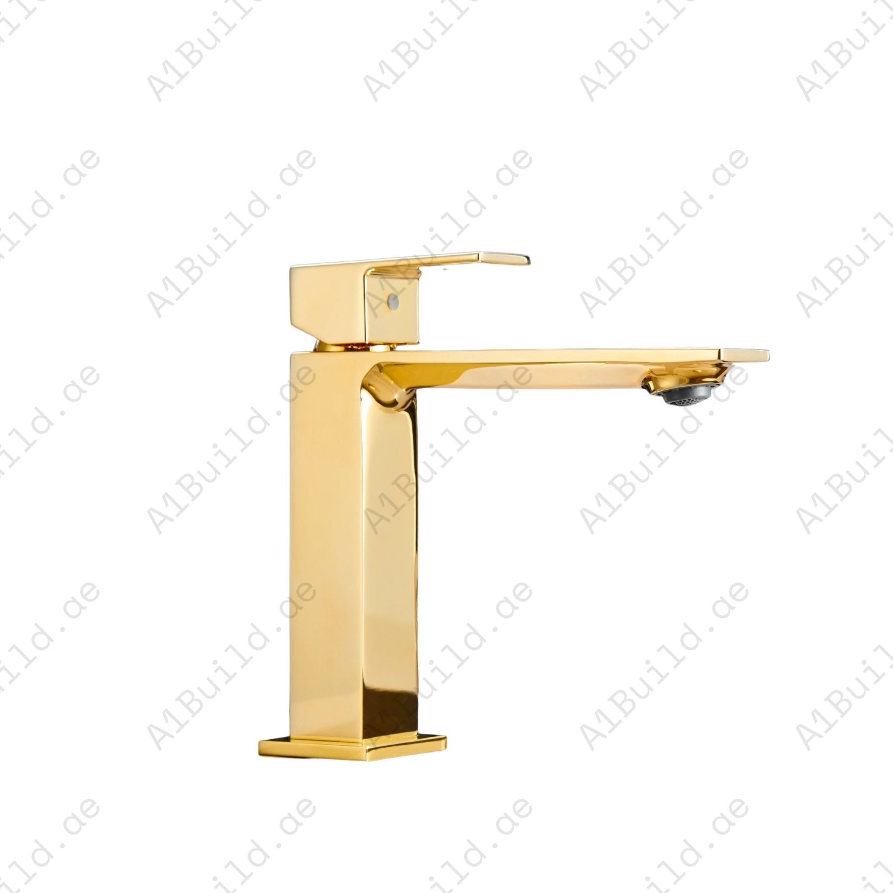Brushed Gold Single Lever Basin Mixer  W/O PUW