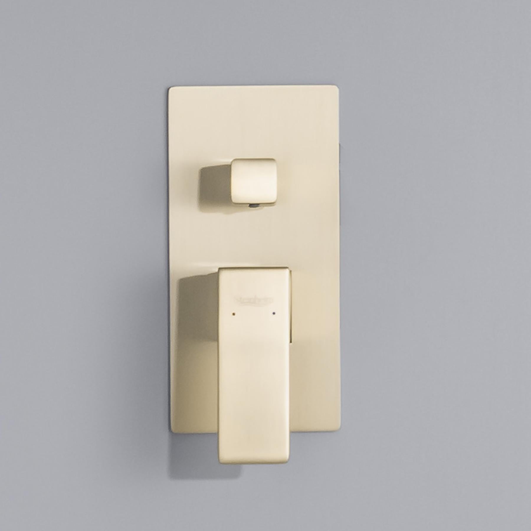 Brushed Gold Concealed Shower Mixer1