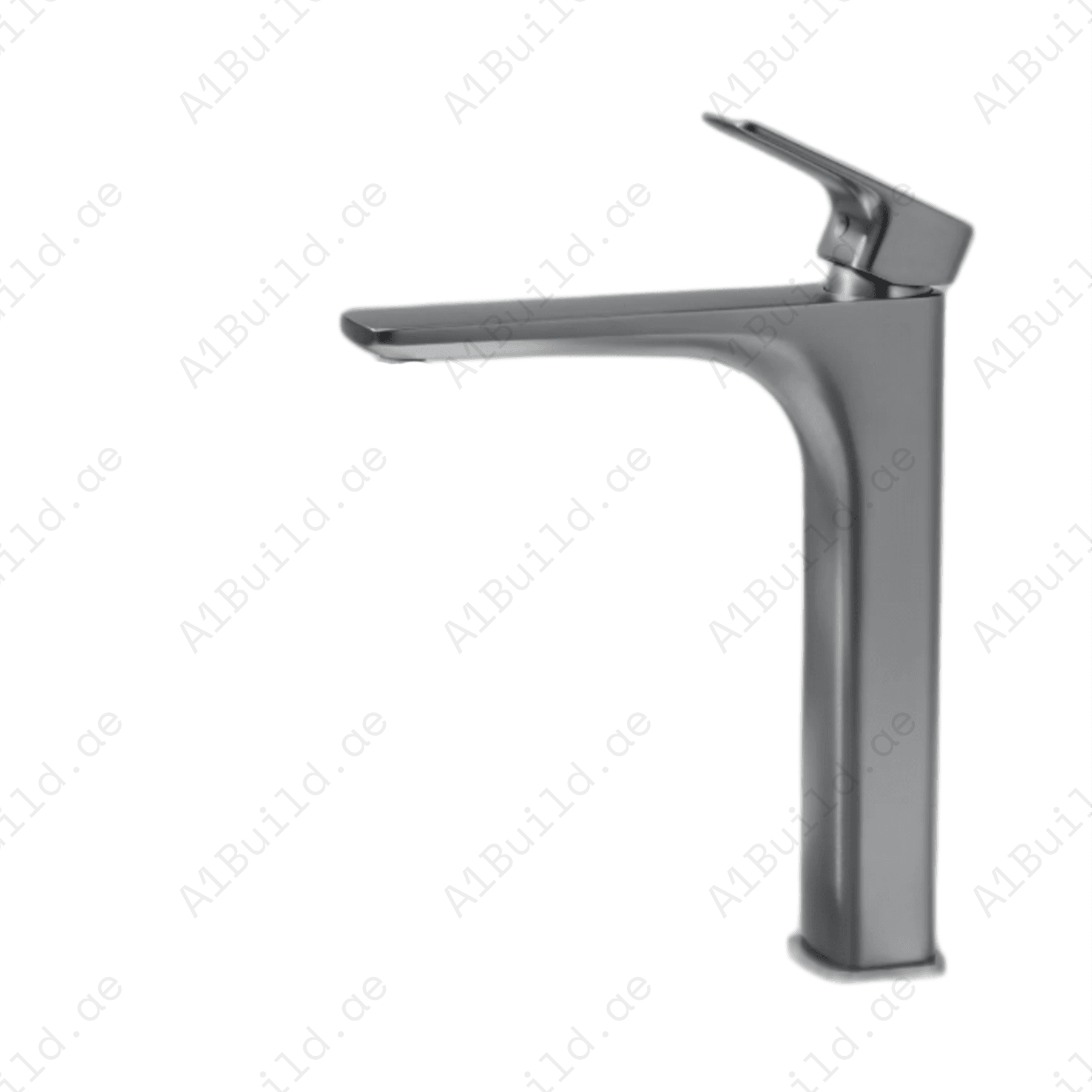 Brushed Nickel Single Lever Basin Mixer – PUW-Free Elegant Bathroom Tap