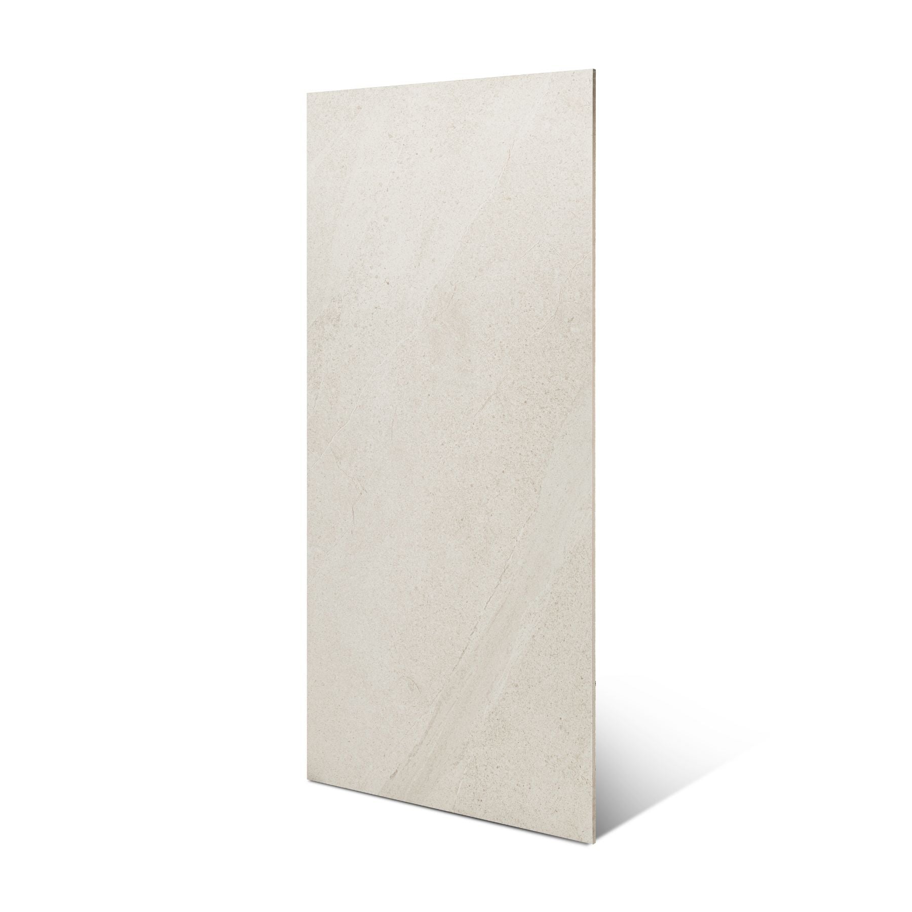 Burlington White matt marble effect porcelain tile 60x120cm with 9mm thickness features clean white tones, soft veining and elegant smooth finish.