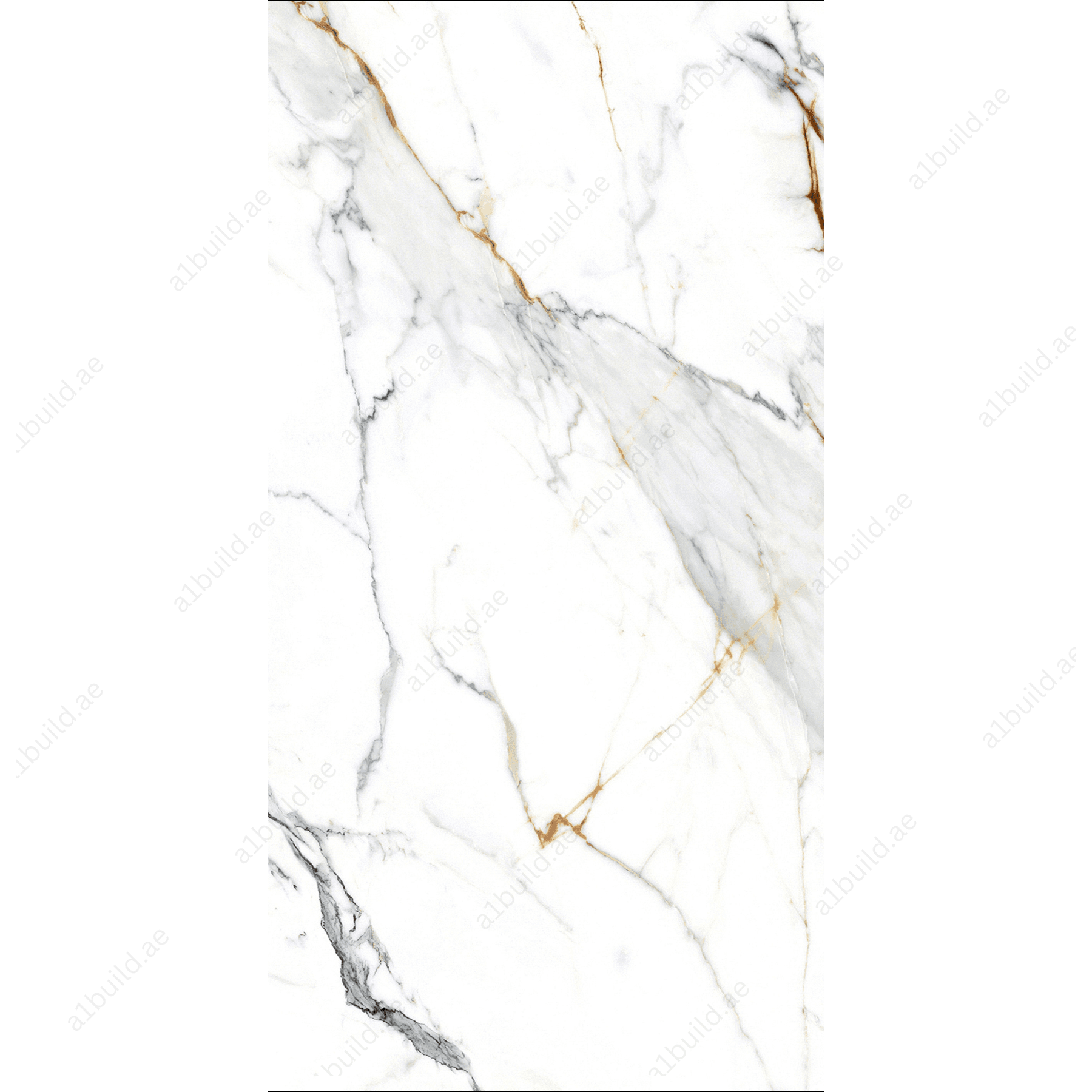 Calacatta Bronzo (120X278cm High Gloss End Match Porcelain Slabs)