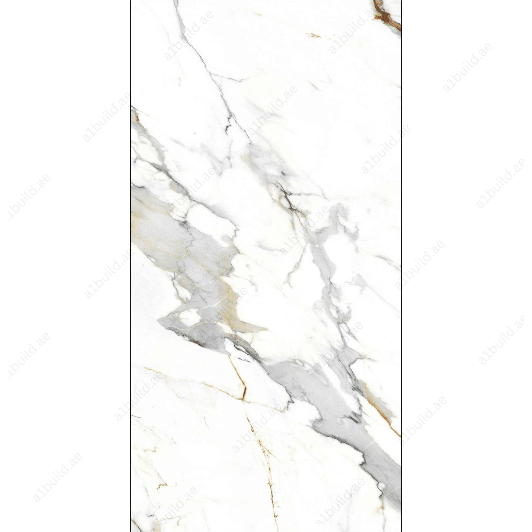 Calacatta Bronzo (120X278cm High Gloss End Match Porcelain Slabs)