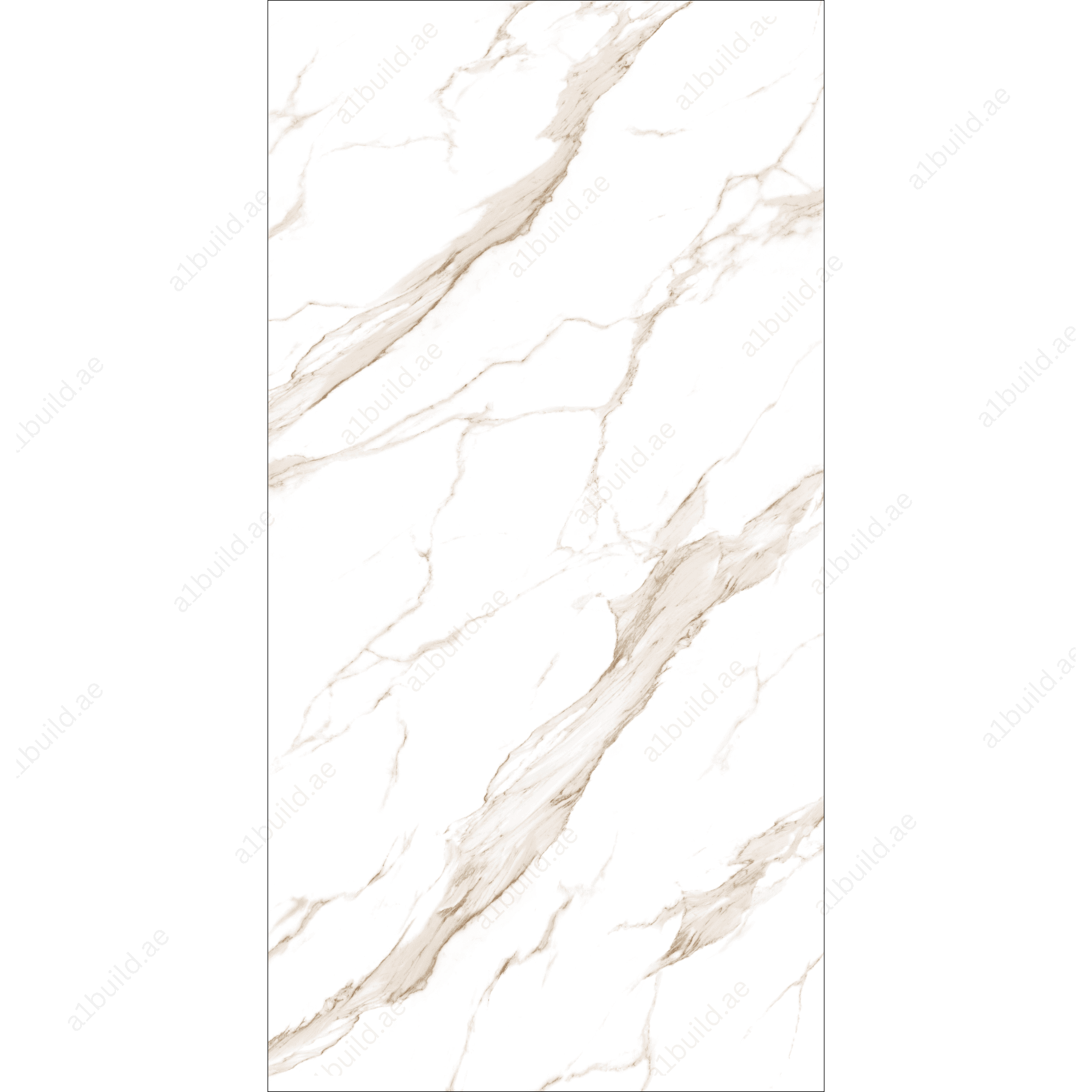 Calacatta Gold High Gloss Porcelain Slabs | 120x240cm White & Gold Tiles for Elegant Interiors